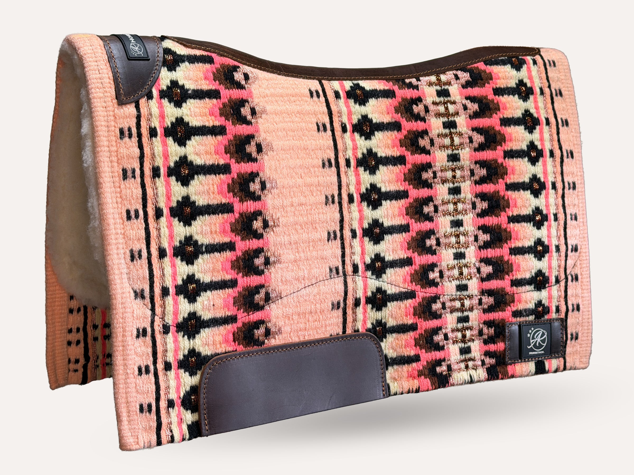 2in1 Show | Performance Western Pad | Peach Wrangler