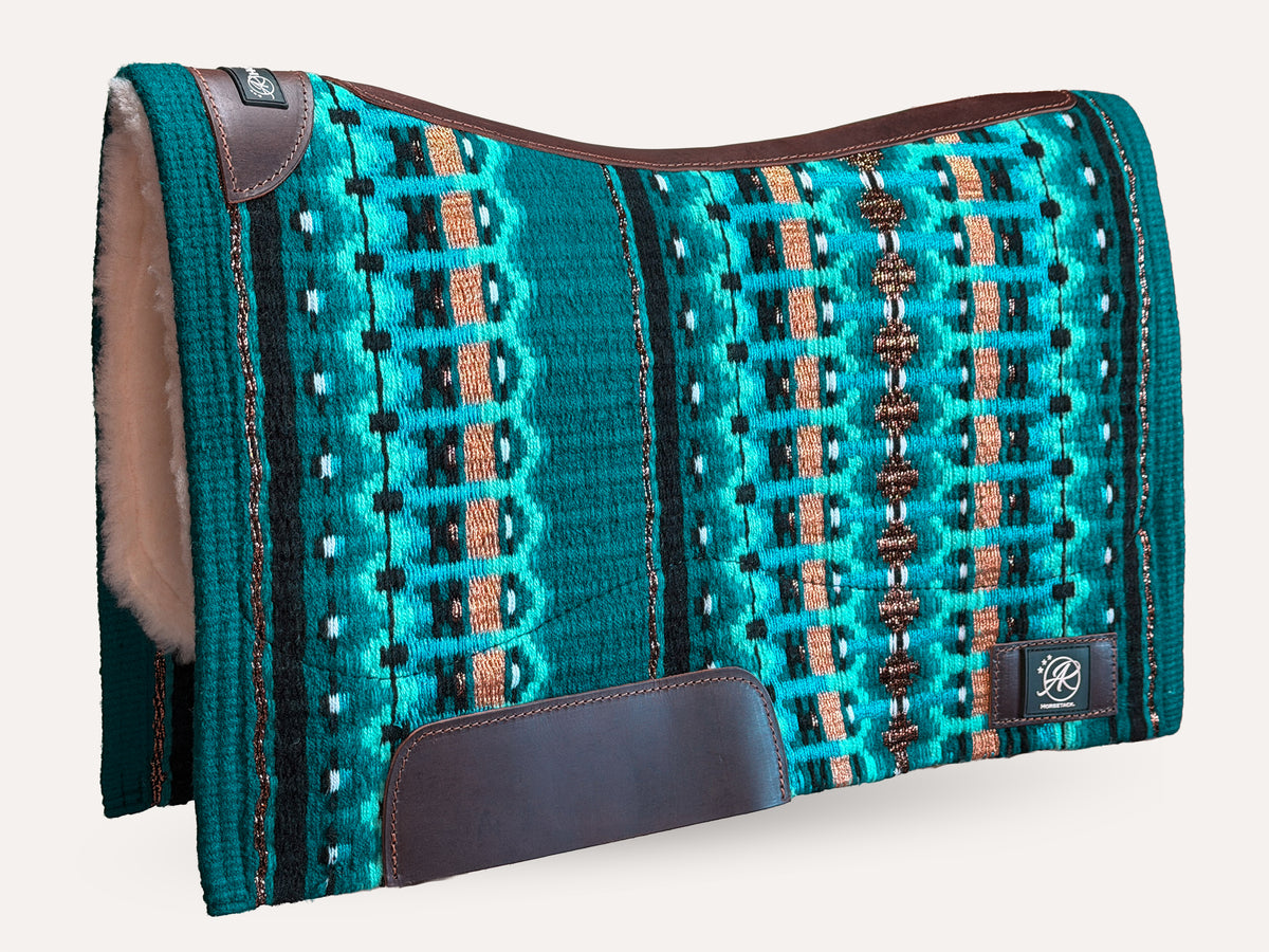 2in1 Show | Performance Western Pad | Peacock Teal