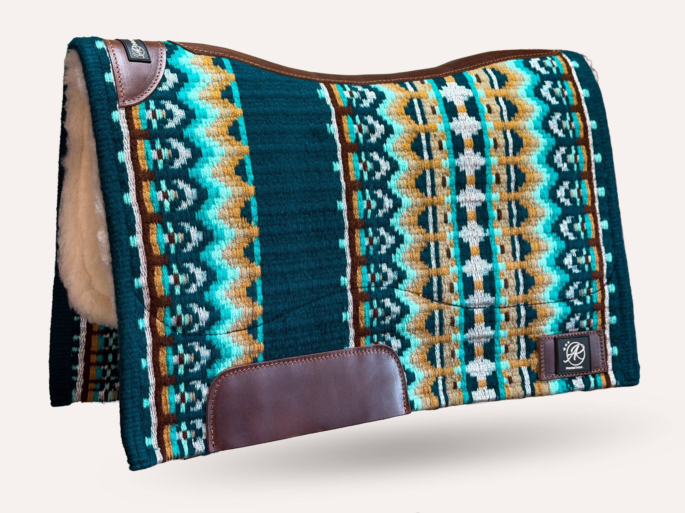 2in1 Show | Performance Western Pad | Teal Horizon