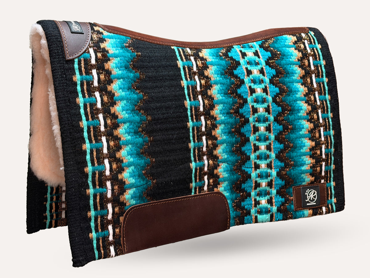 2in1 Show | Performance Western Pad | Teal Sundance
