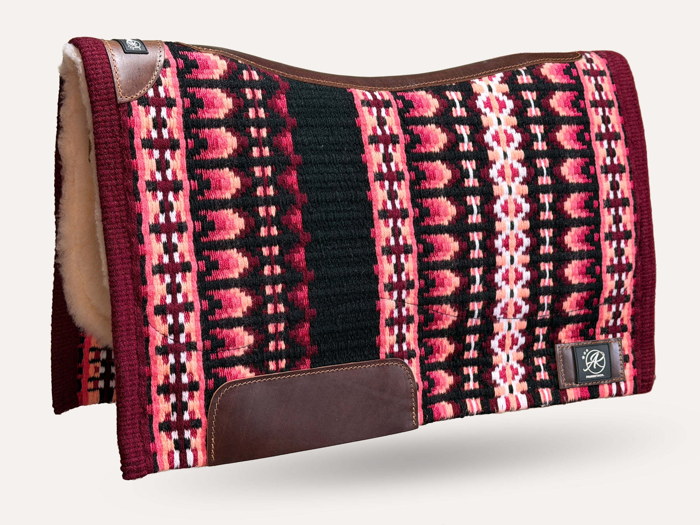 2in1 Show | contoured western pad | Black Rose