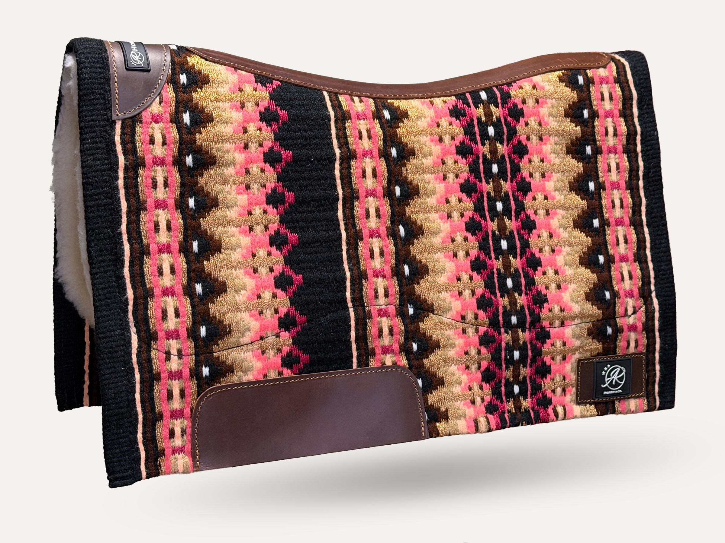 2in1 Show | contoured western pad | Dusty Flamingo