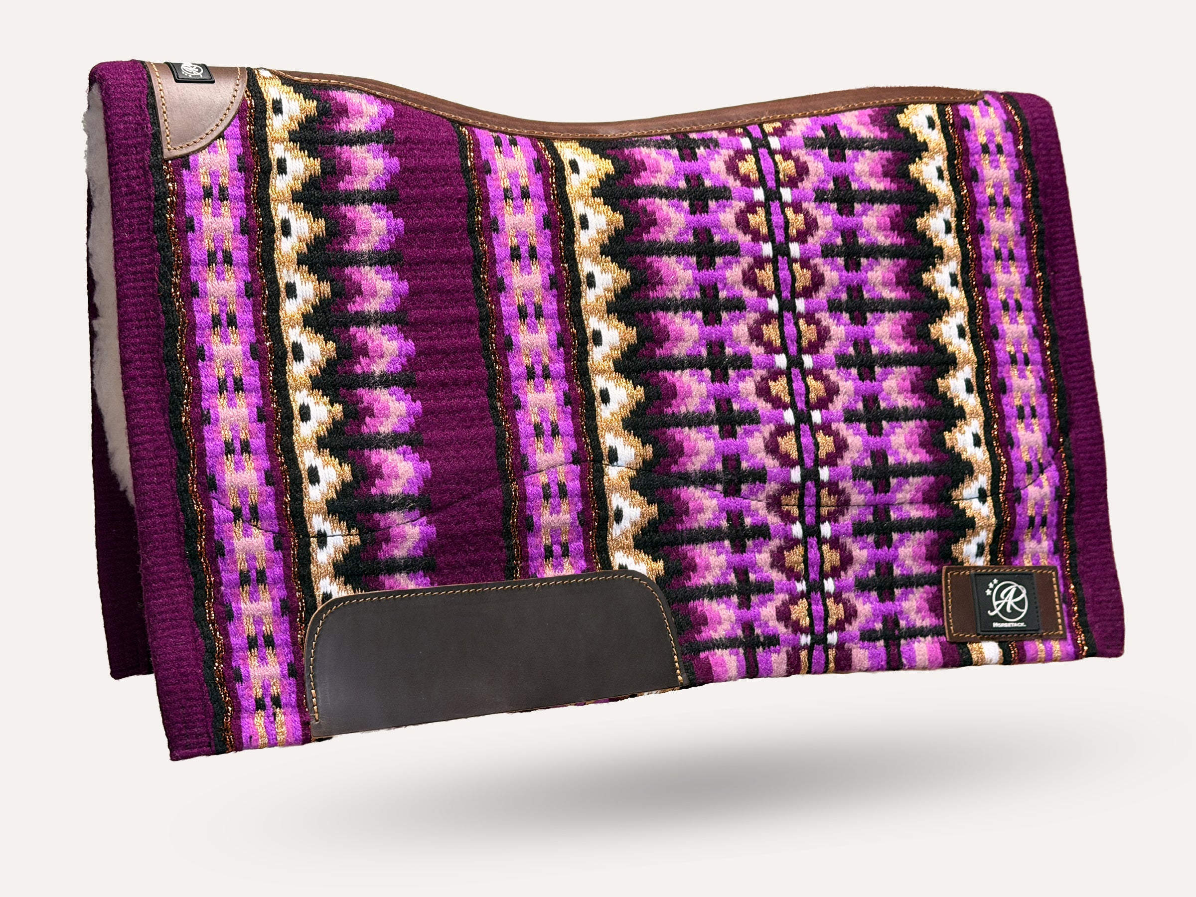 2in1 Show | contoured western pad | Garnet Glow