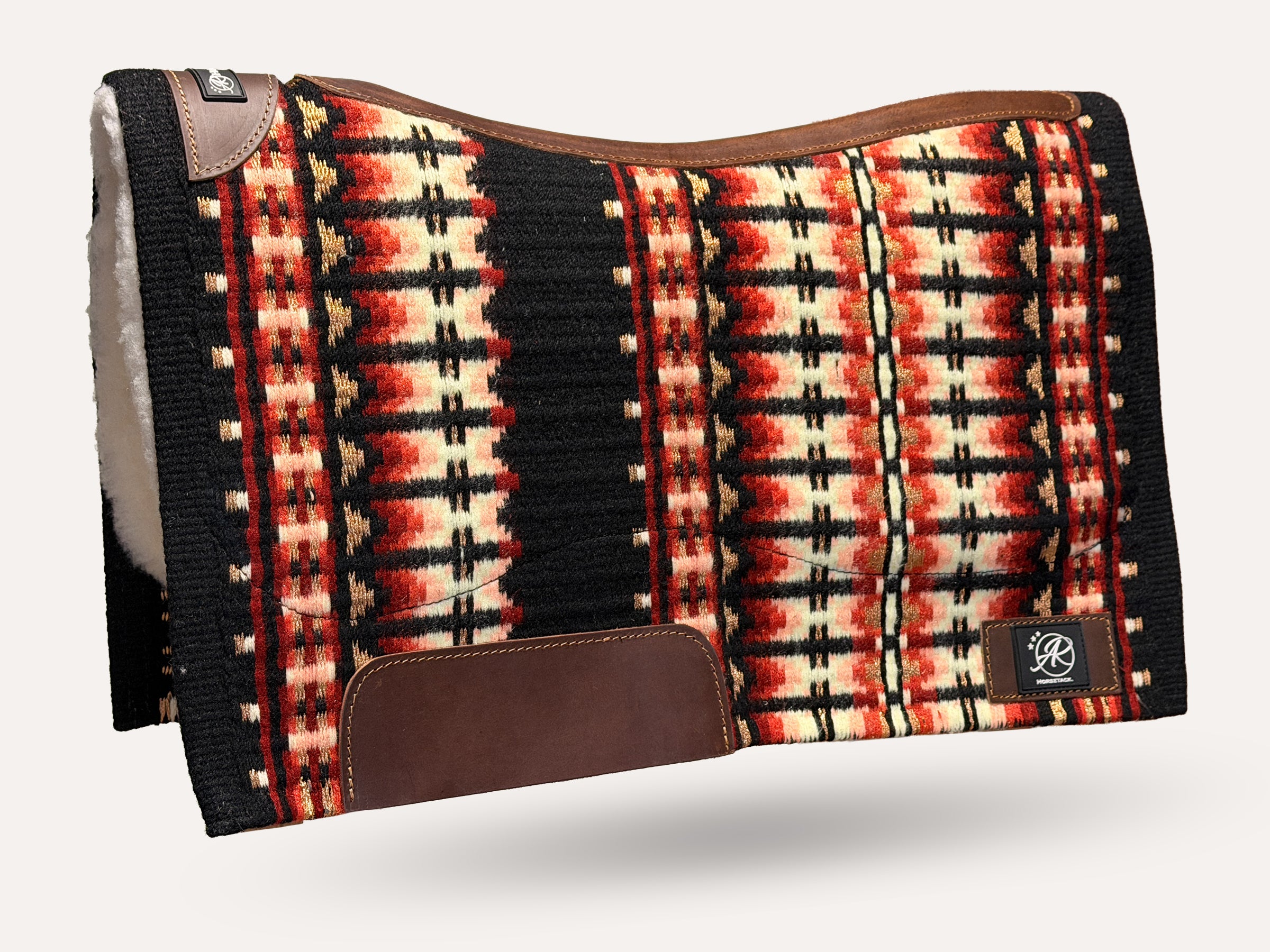 2in1 Show | contoured western pad | Red Poppy -SOLD OUT
