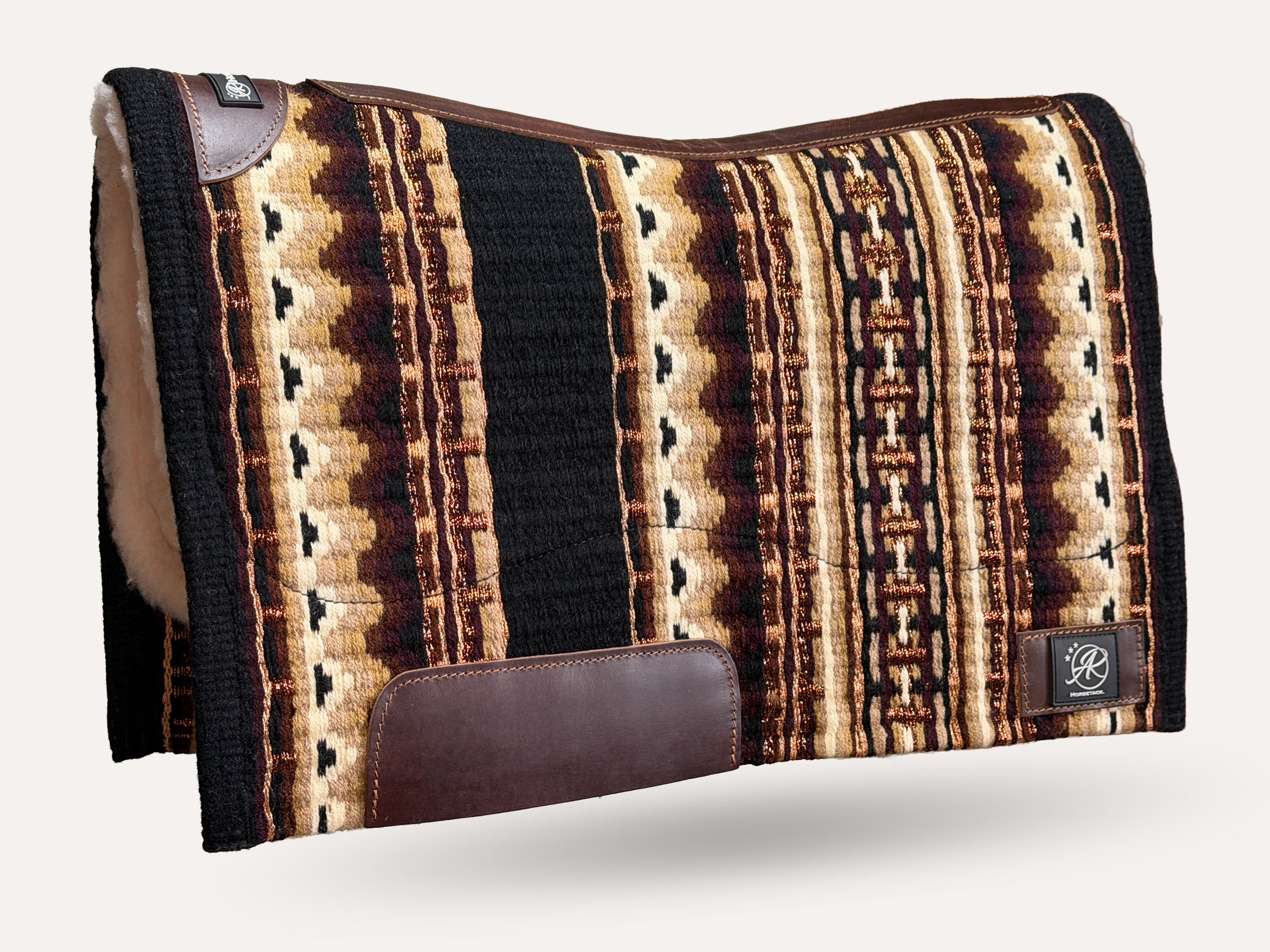 2in1 Show | contoured western pad | Dark Tobacco
