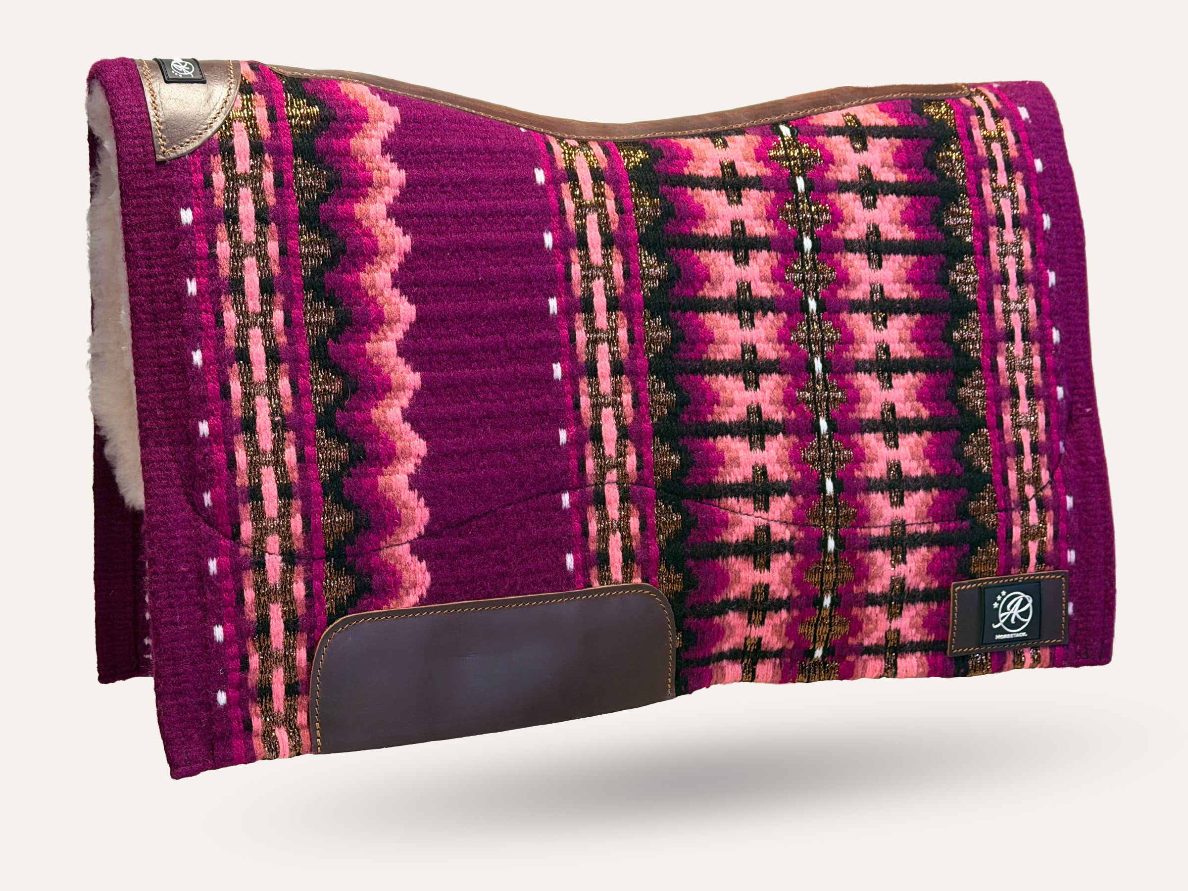2in1 Show pad | Show Western | Deep Berry Plum