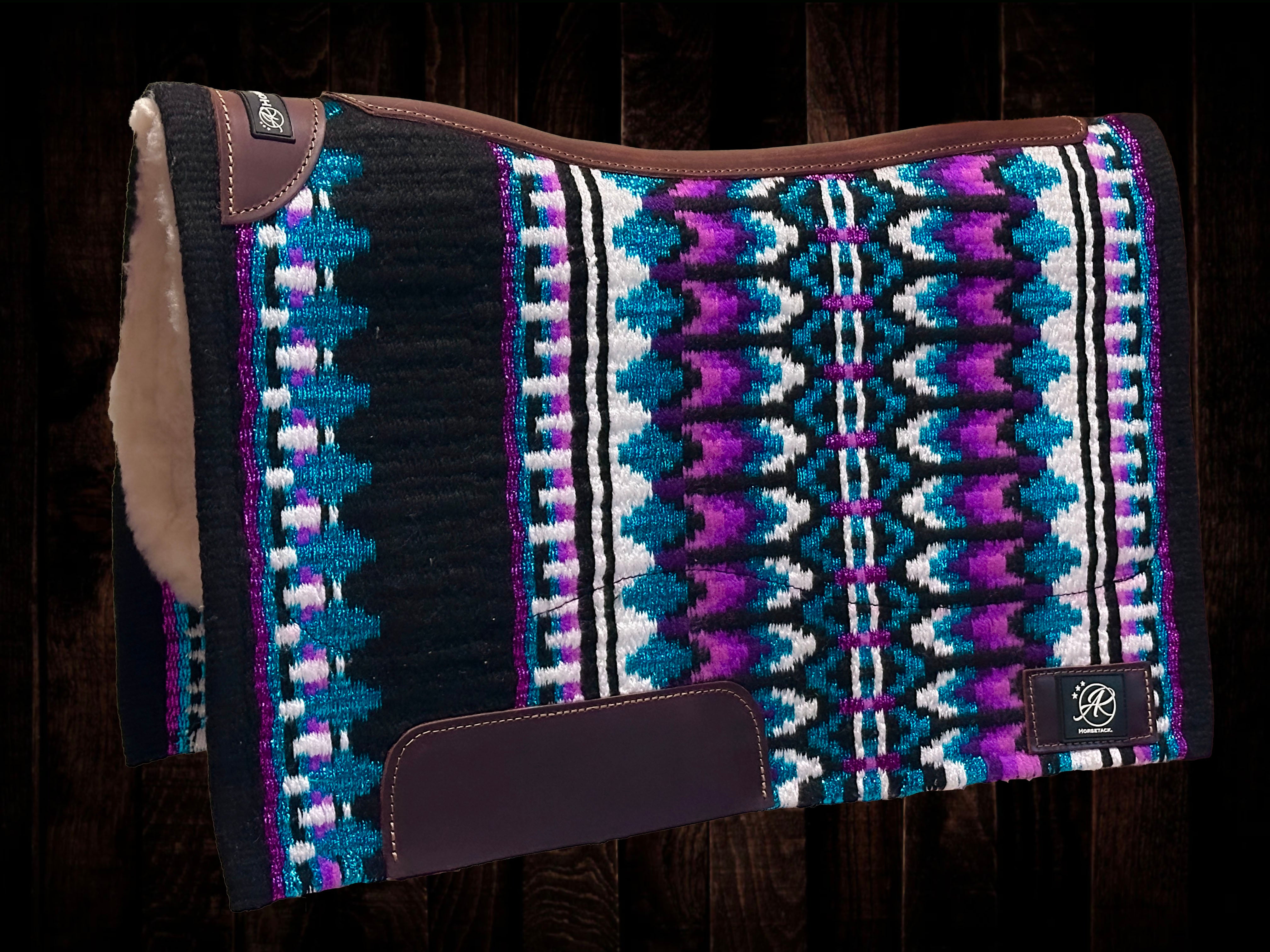 2in1 Show Pad | Show weave western | Petrol Pink
