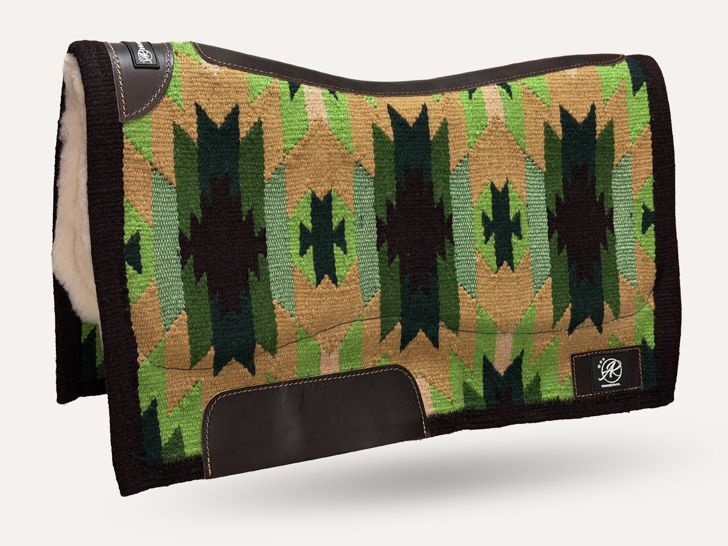 2in1 Show pad | Western Ranch | Moss Tone