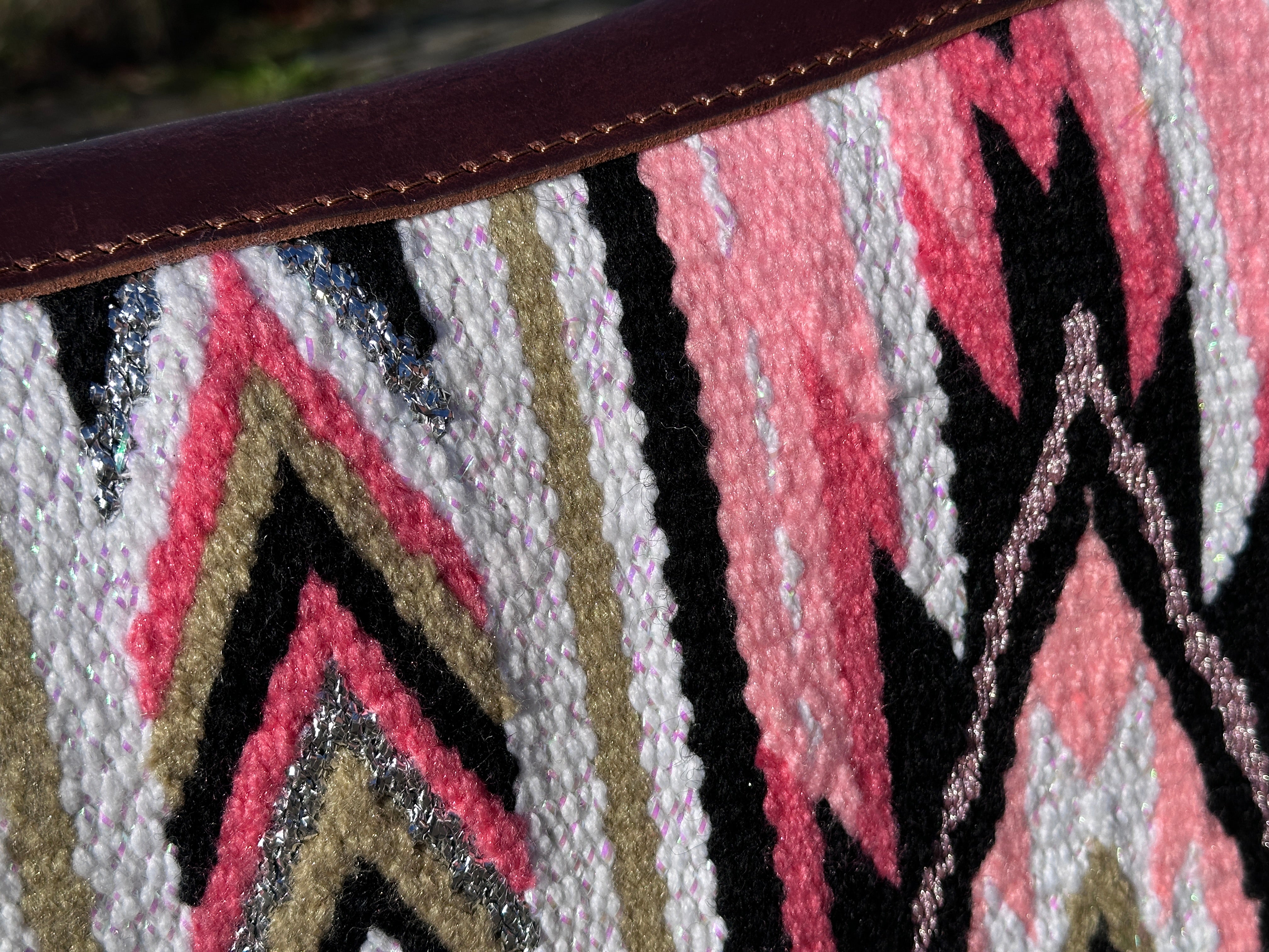 2in1 Show Pad | Ranch weave western | Light Pink