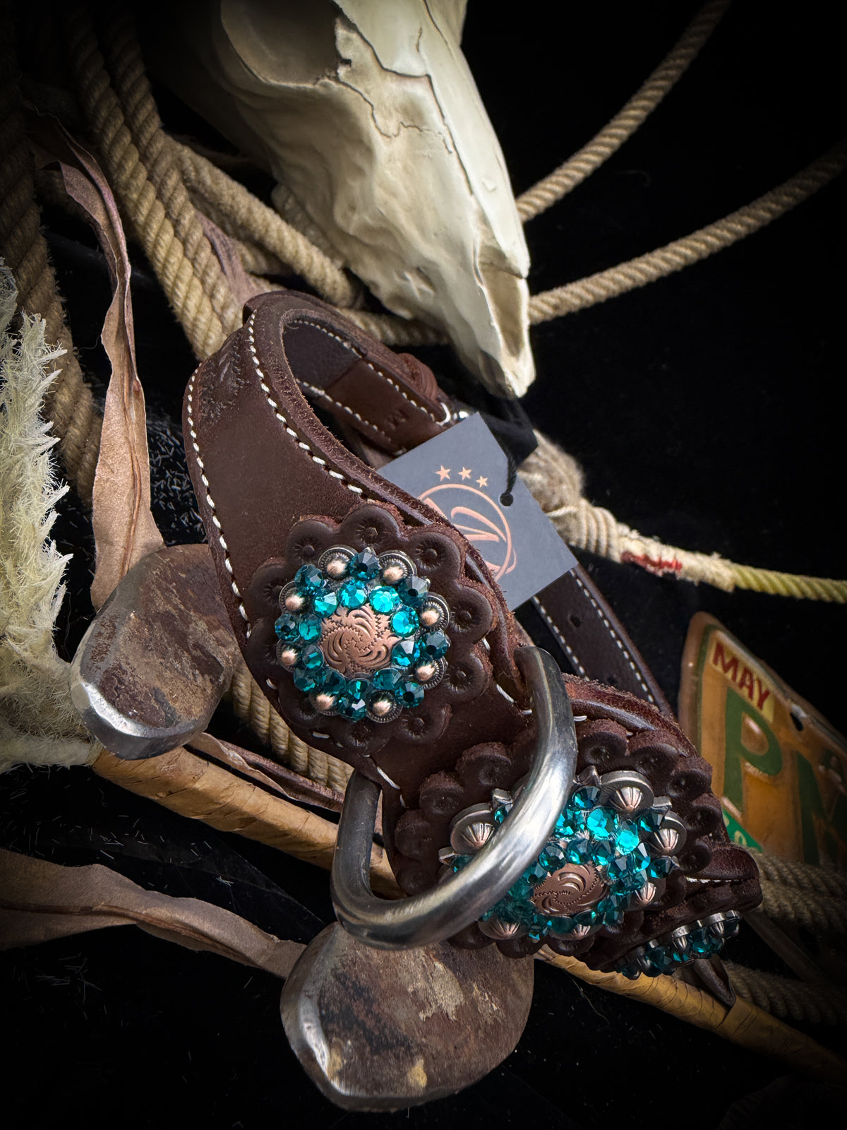 AR Dog Tack | Turquoise Trail | Western Collar | Size M