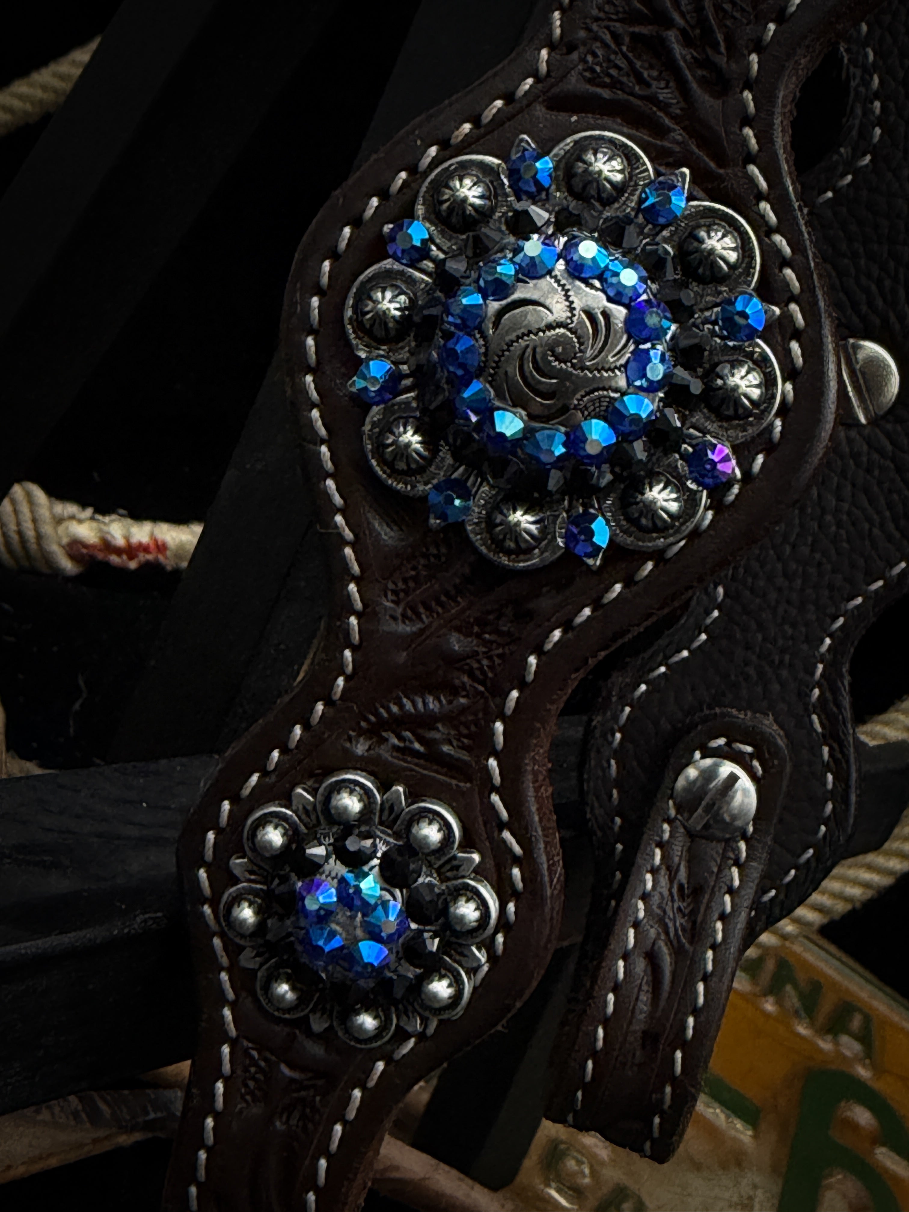 Premium | Westernheadstal | Blue Steel Rebel