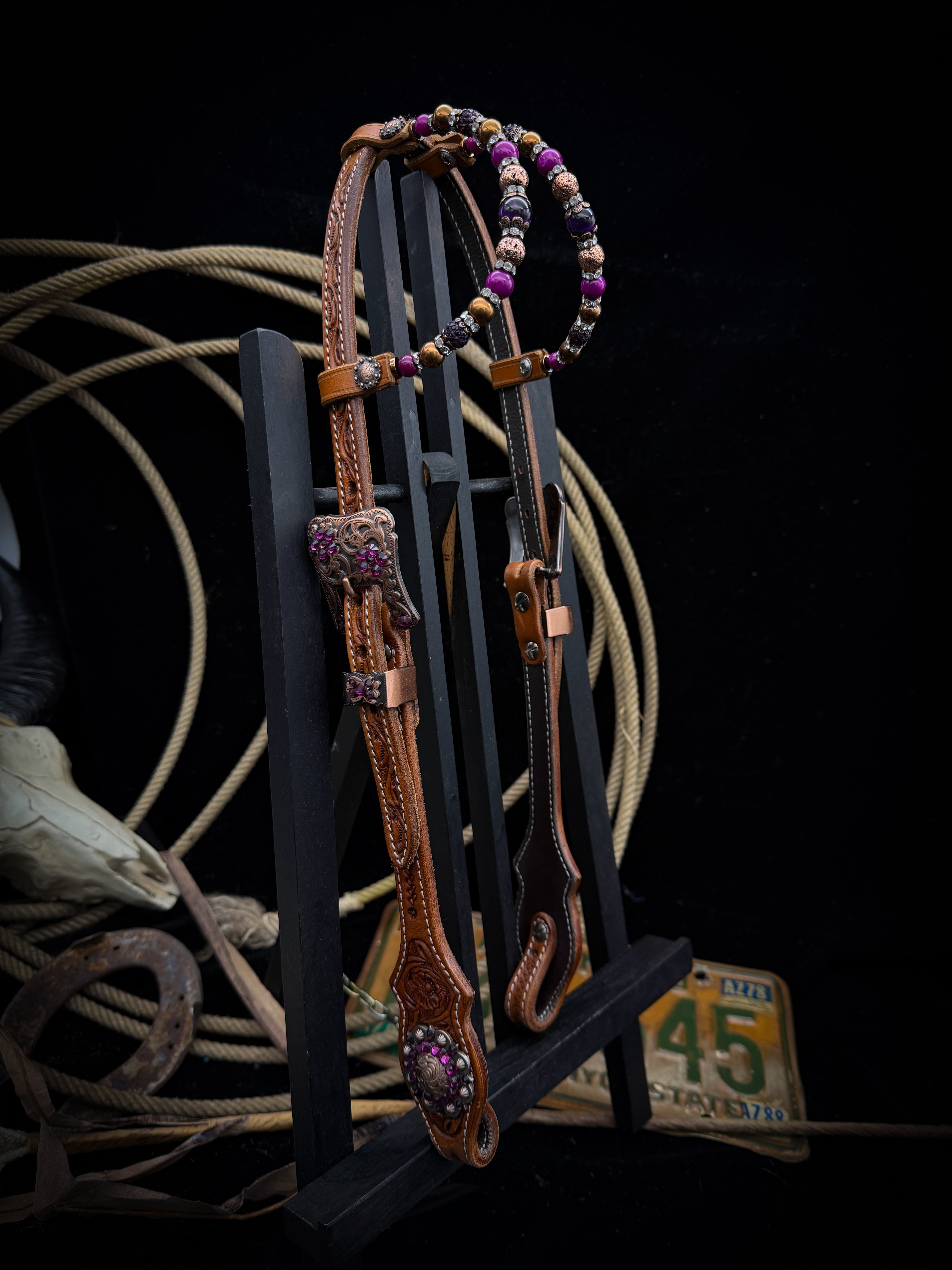 Premium | Westernheadstal | Desert Plum Shine