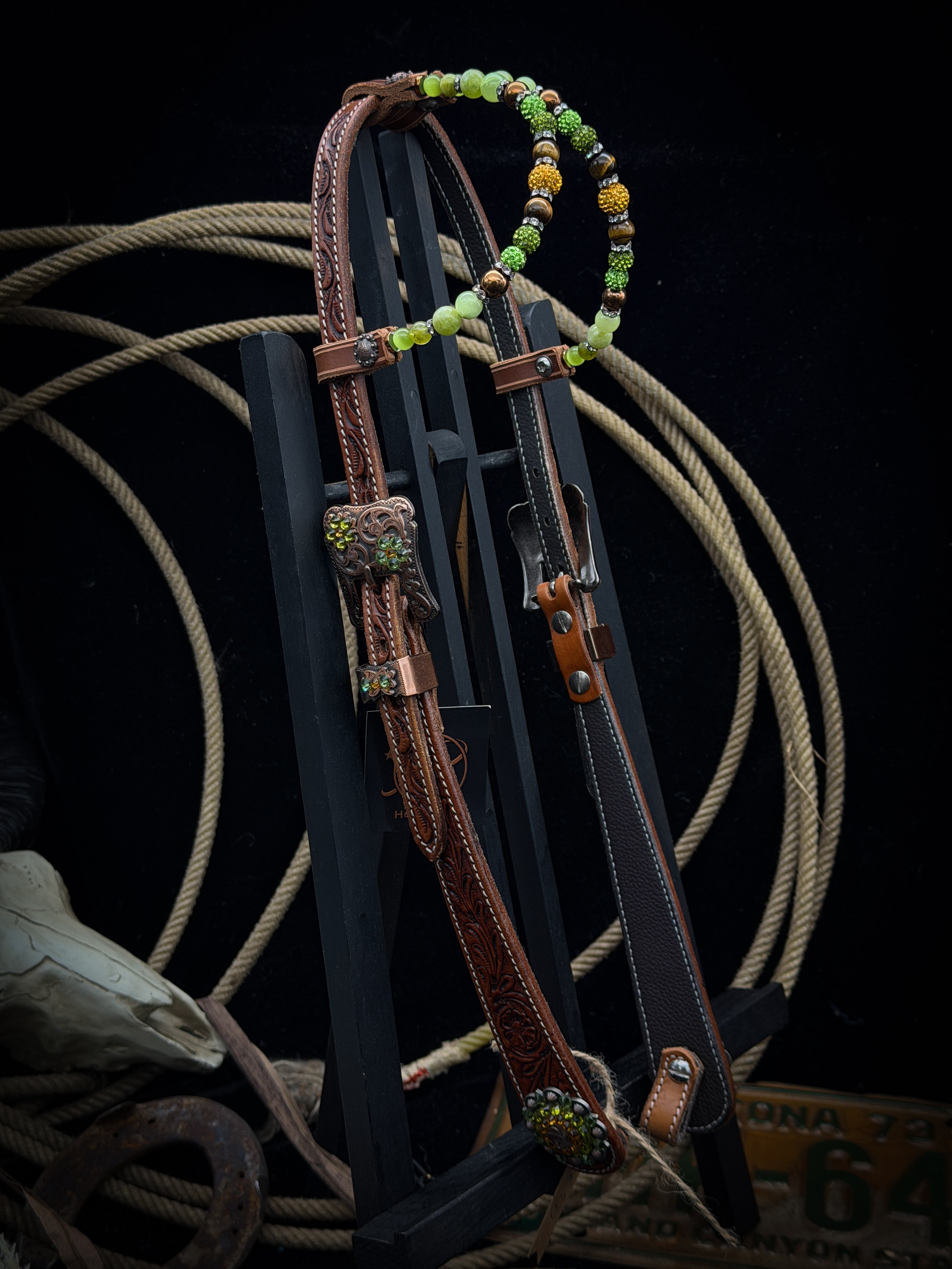 Premium | Westernheadstal | Green Ember Drift