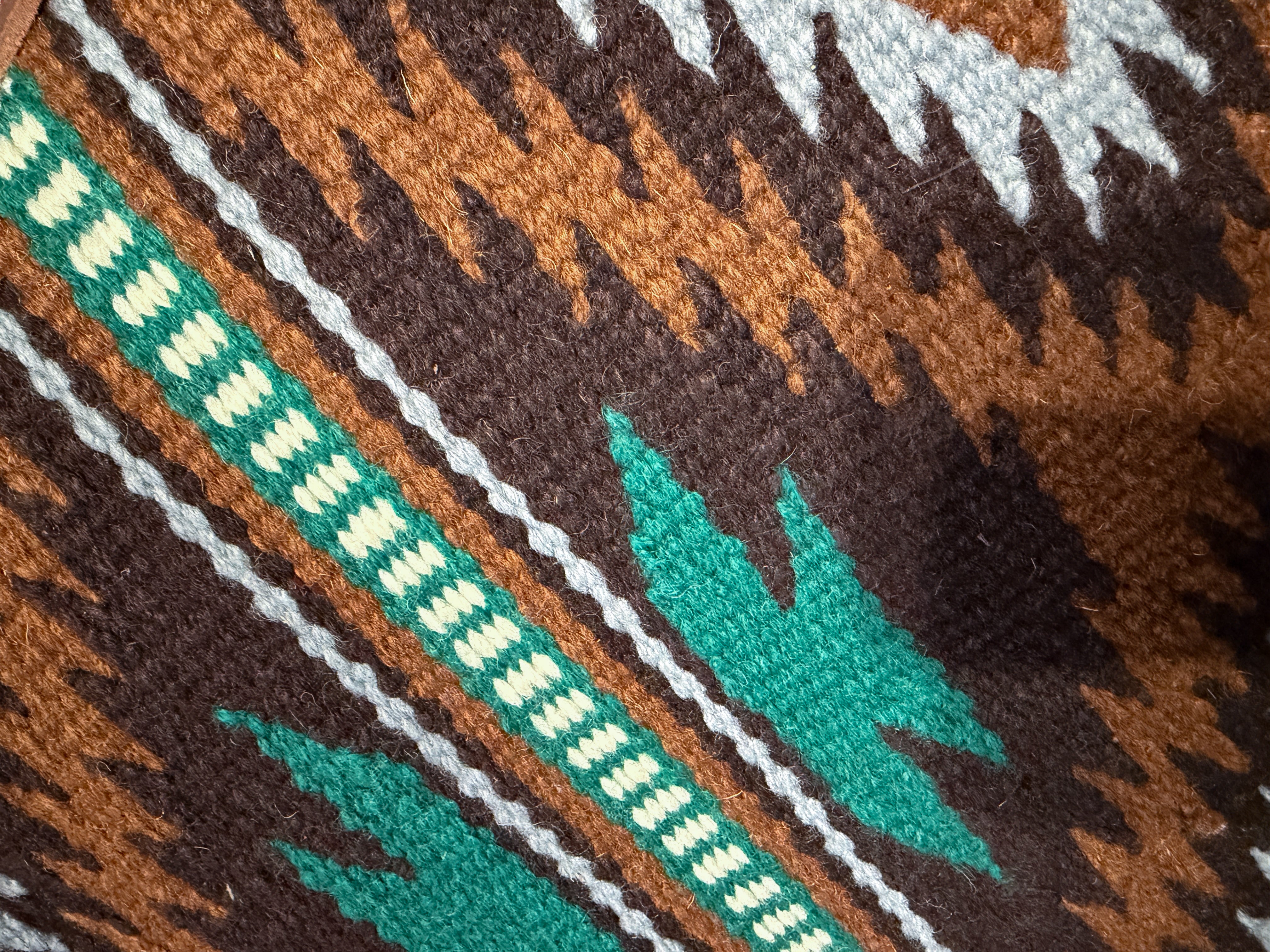 2in1 Show Pad | SHORT | contoured western pad | Teal Canyon