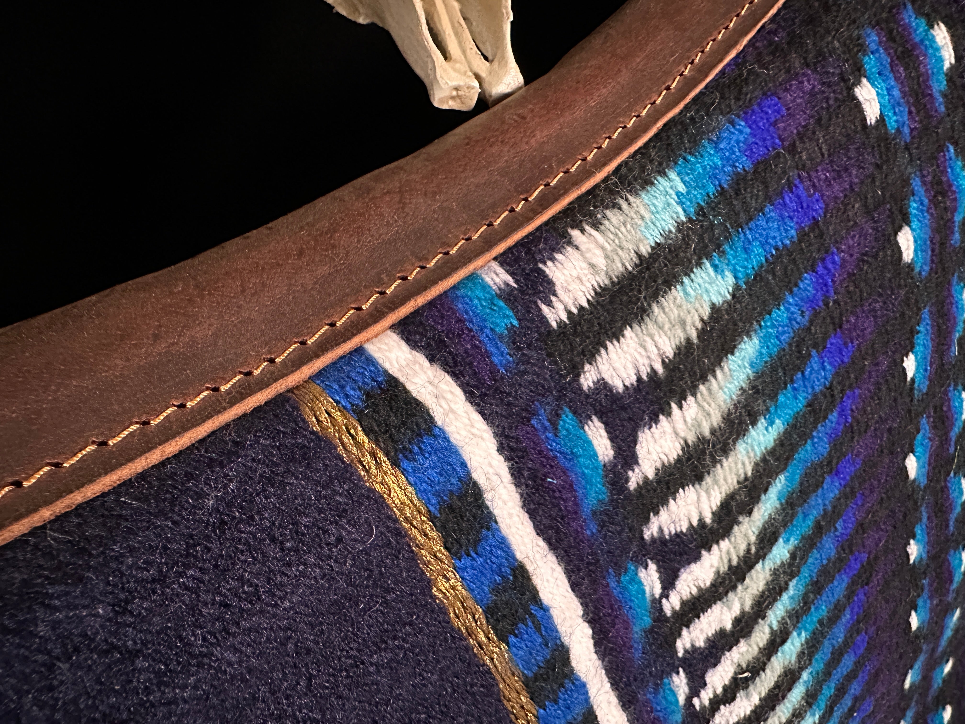 2in1 Show Pad | Blue & Gray | Western