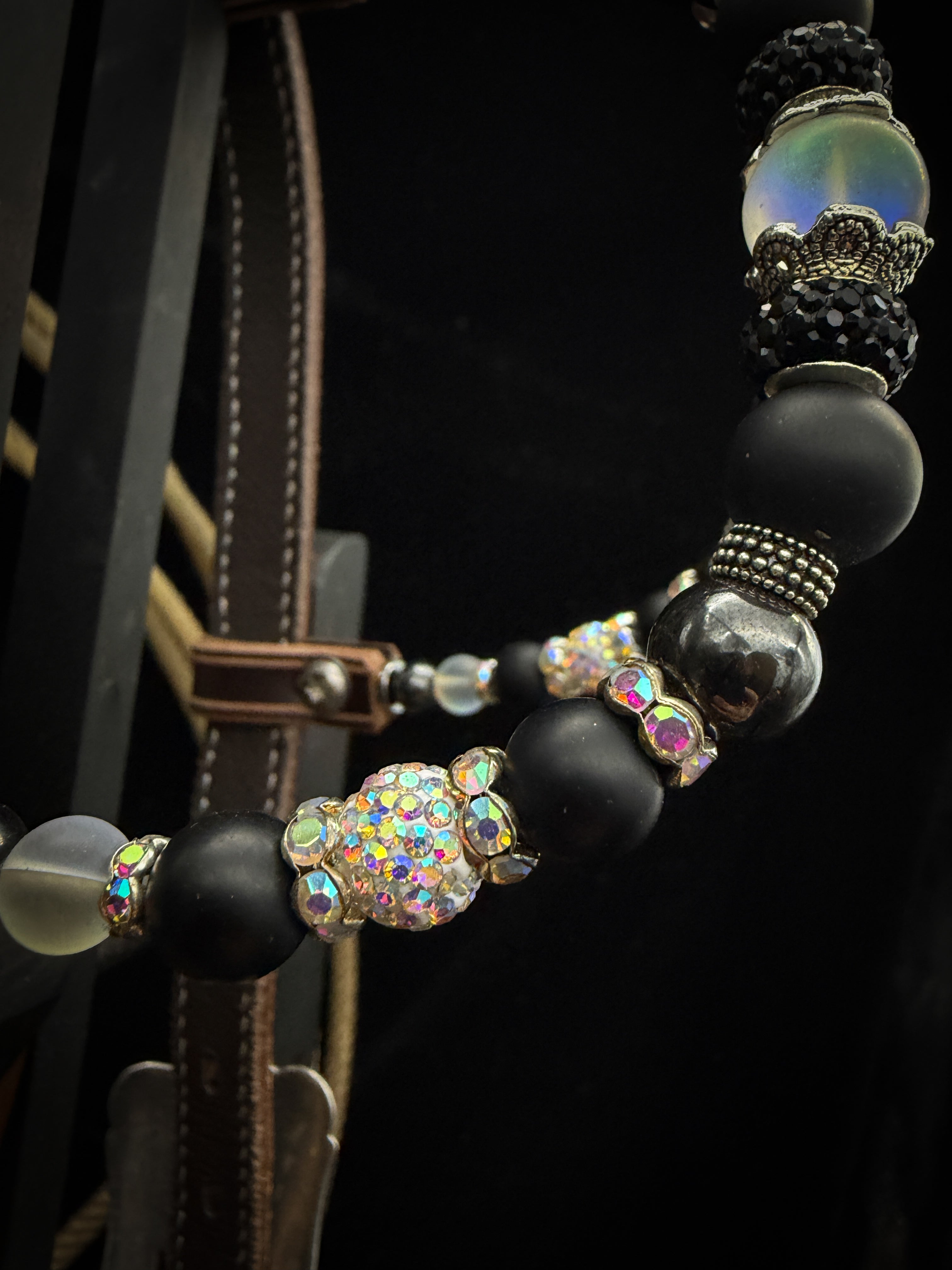 Premium | Western headstall | Antique Chestnut | Sunset Ember