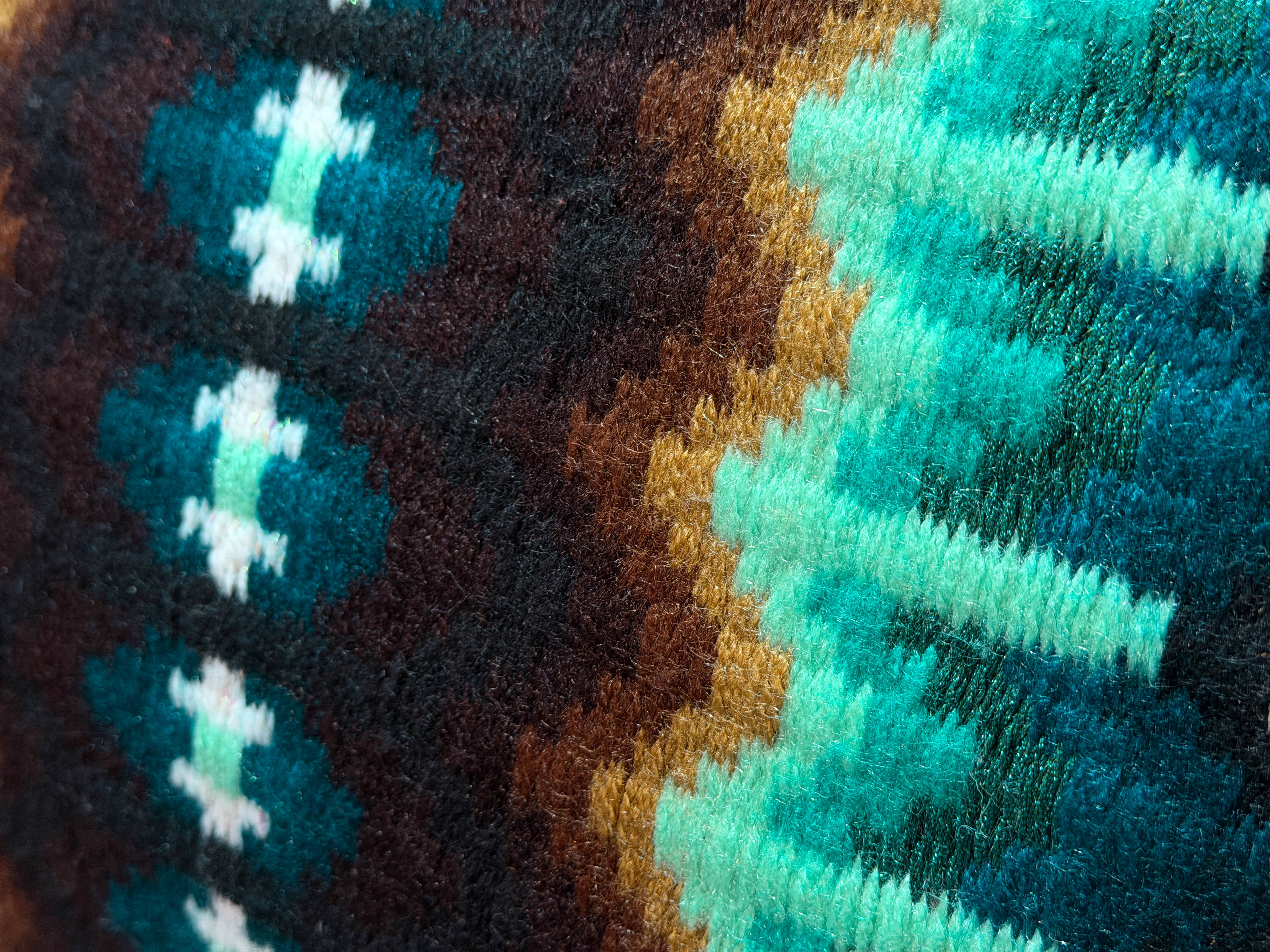 2in1 Show | Performance Western Pad | Espresso Turquoise