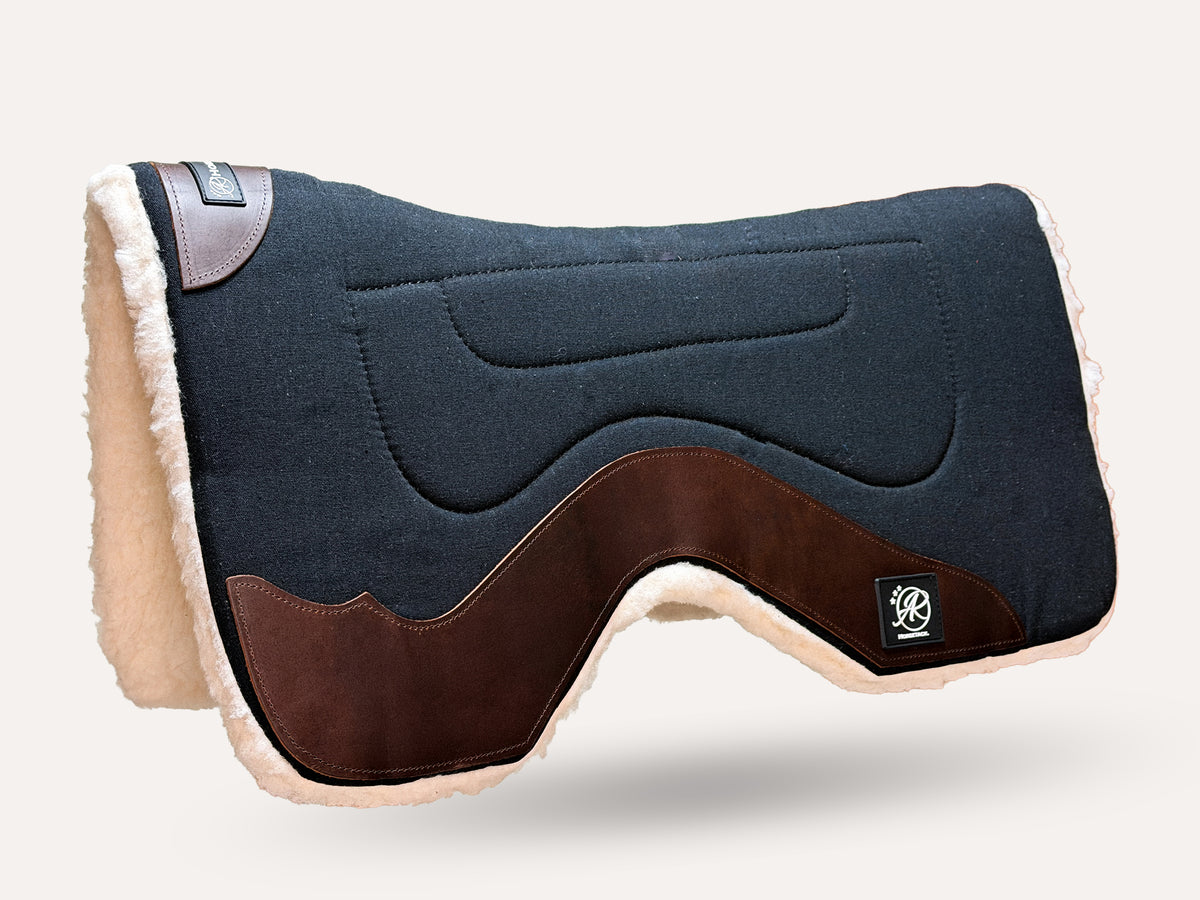 WorkPad Canvas | western path | Black Dark leather