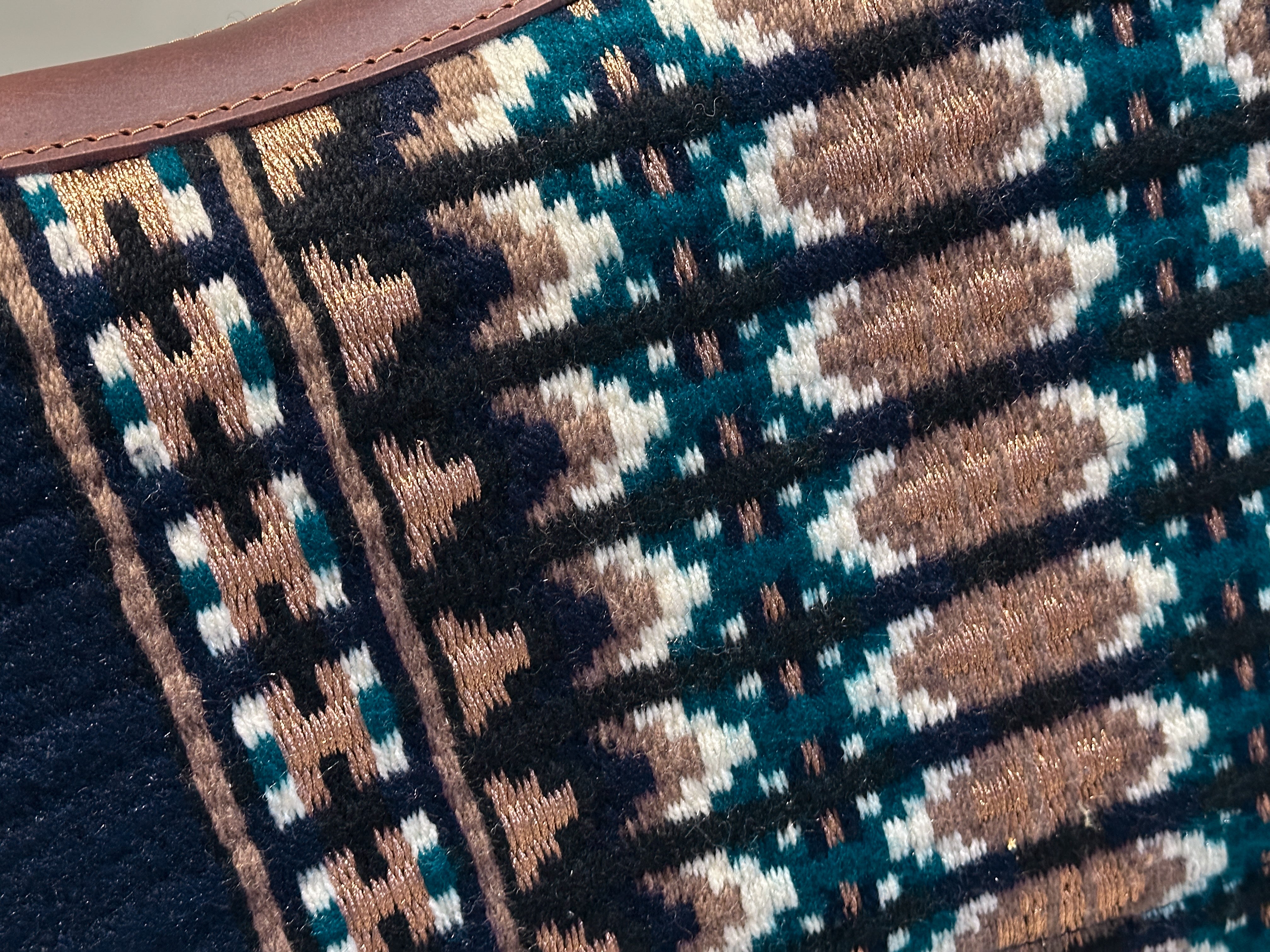 2in1 Show pad | Show Western | Classy Petrol Blue