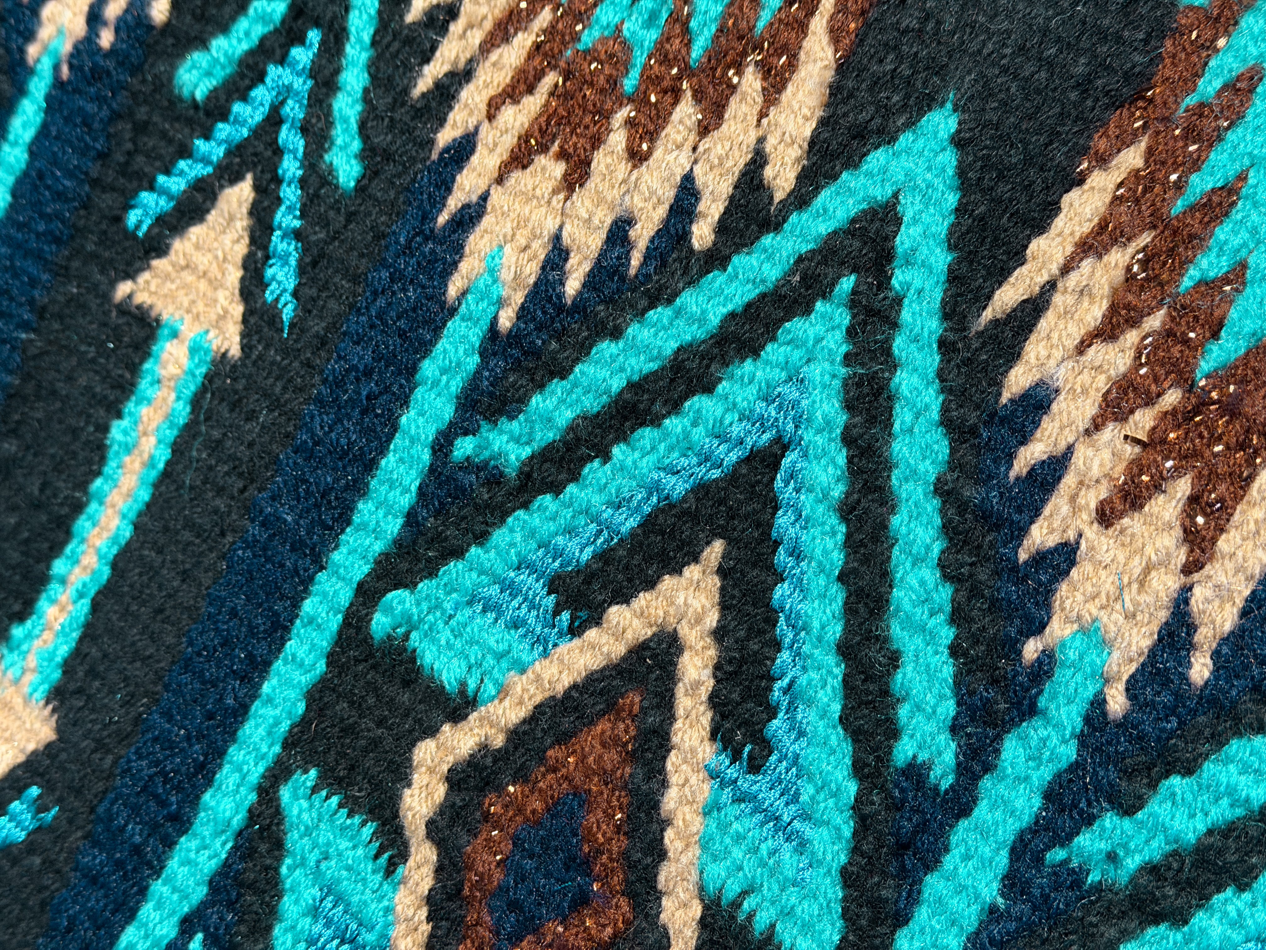 2in1 Show pad | Ranch Western | Midnight Turquoise