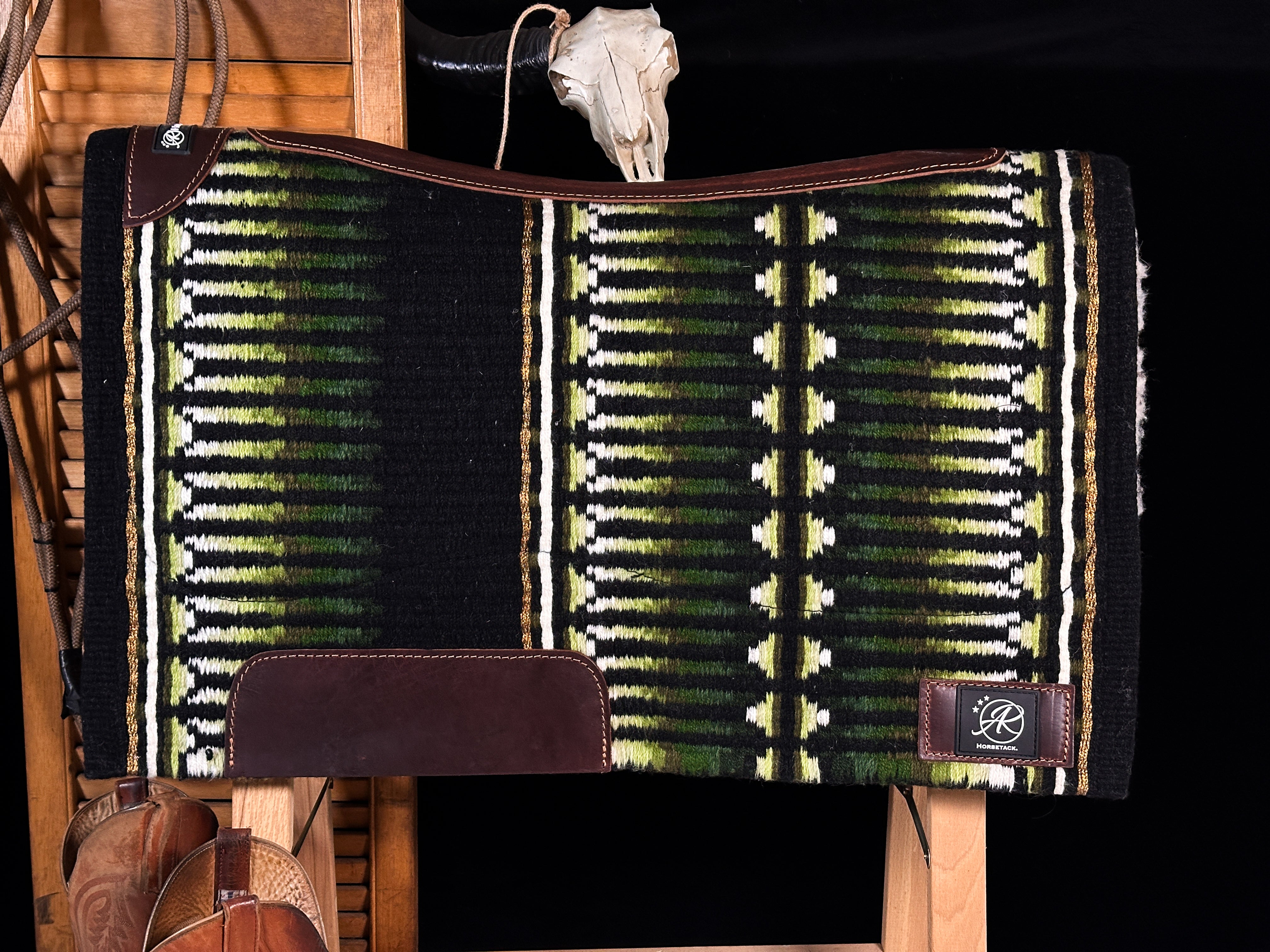 2in1 Show Pad | Blue & Gray | Western