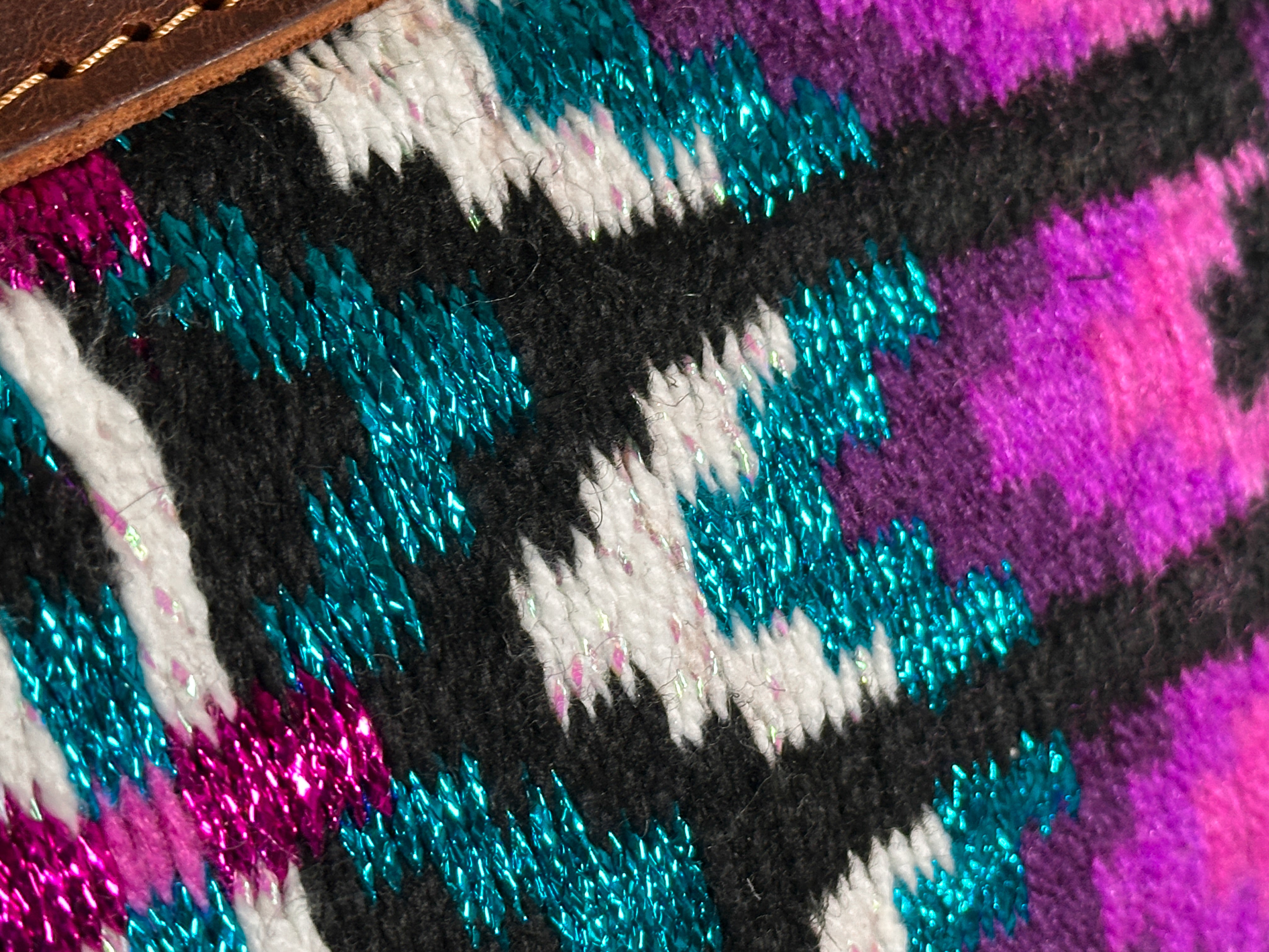 2in1 Show Pad | Show weave western | Petrol Pink