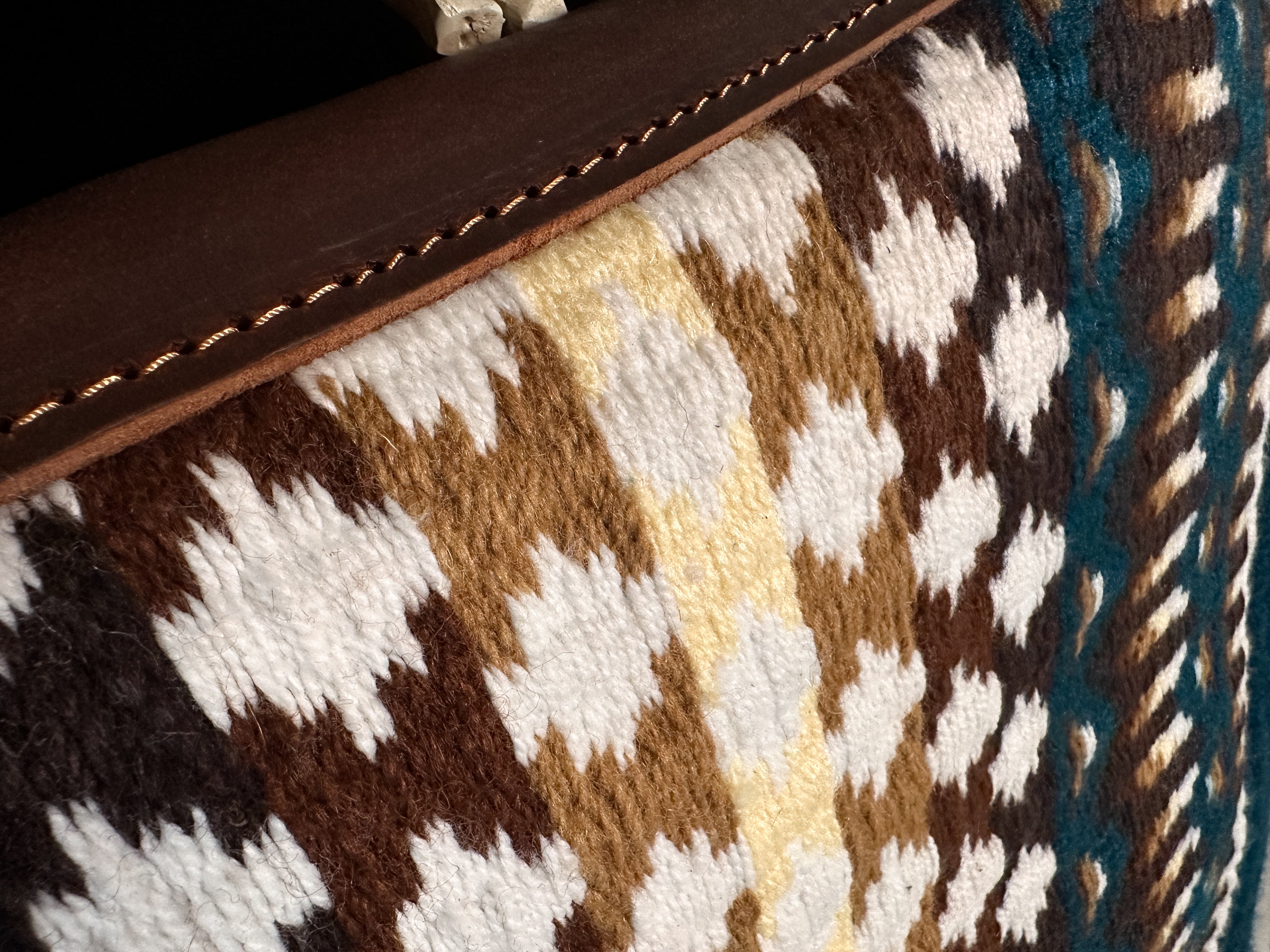 2in1 Show Pad | Blue & Gray | Western