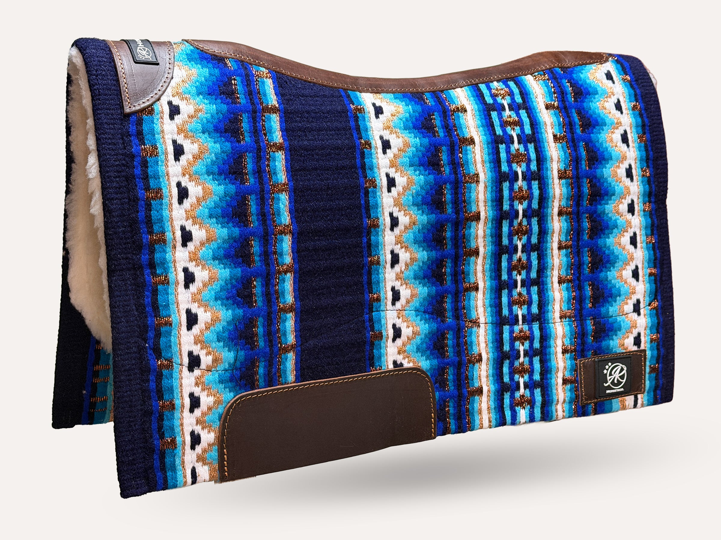 2in1 Show | Performance Western Pad | Cobalt Tide