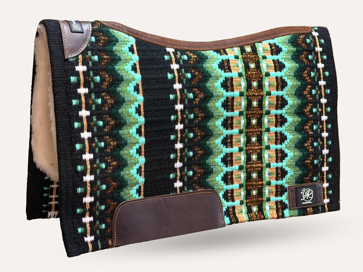 2in1 Show | Performance Western Pad | Mint Wildwood