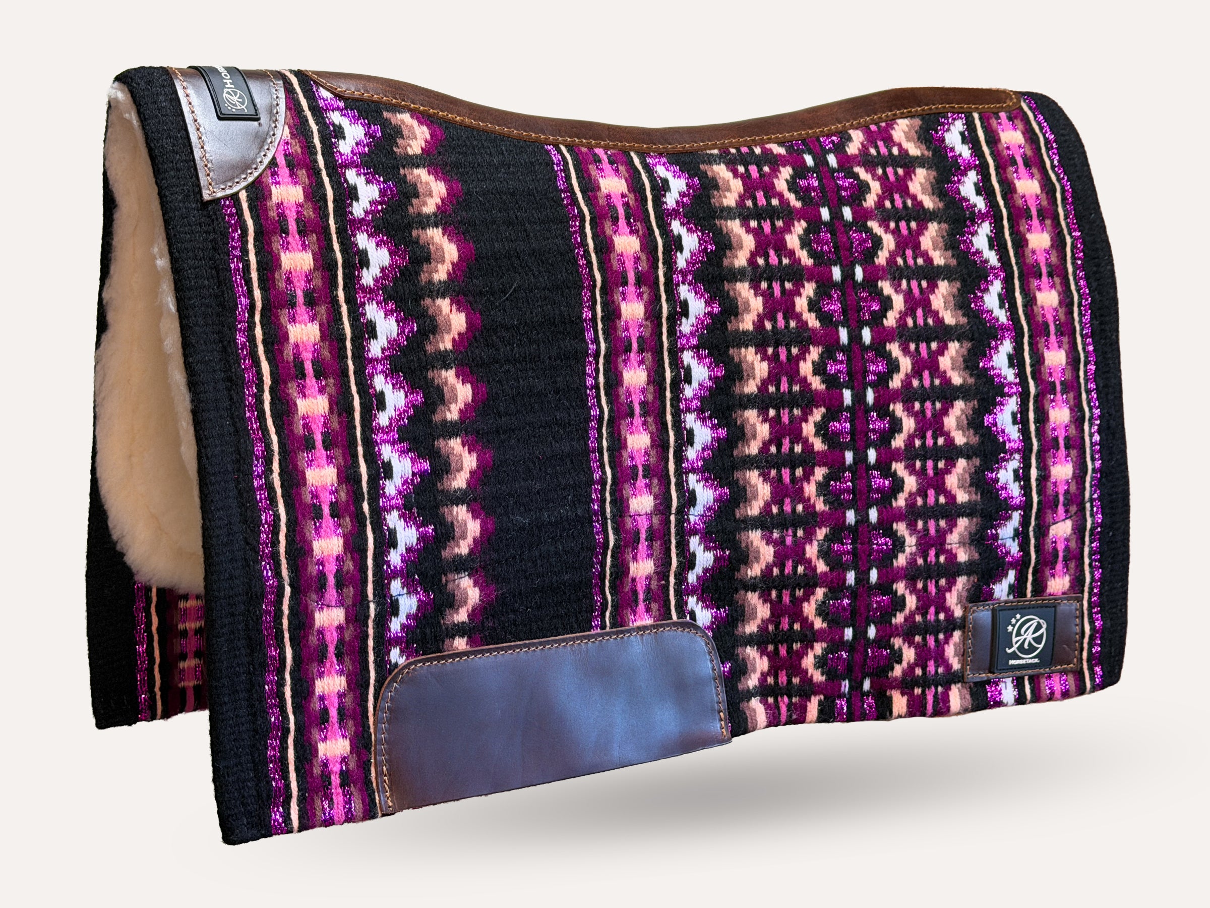 2in1 Show | Performance Western Pad |  Plum Dazzle