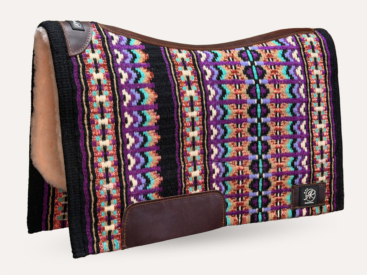 2in1 Show | Performance Western Pad | Purple Sundown