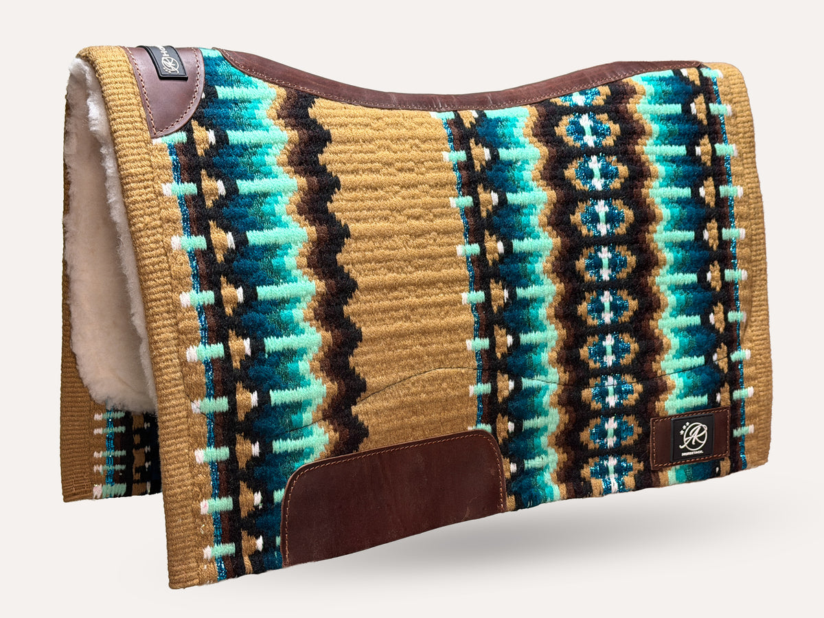 2in1 Show | Performance Western Pad | Fuchsia Gold