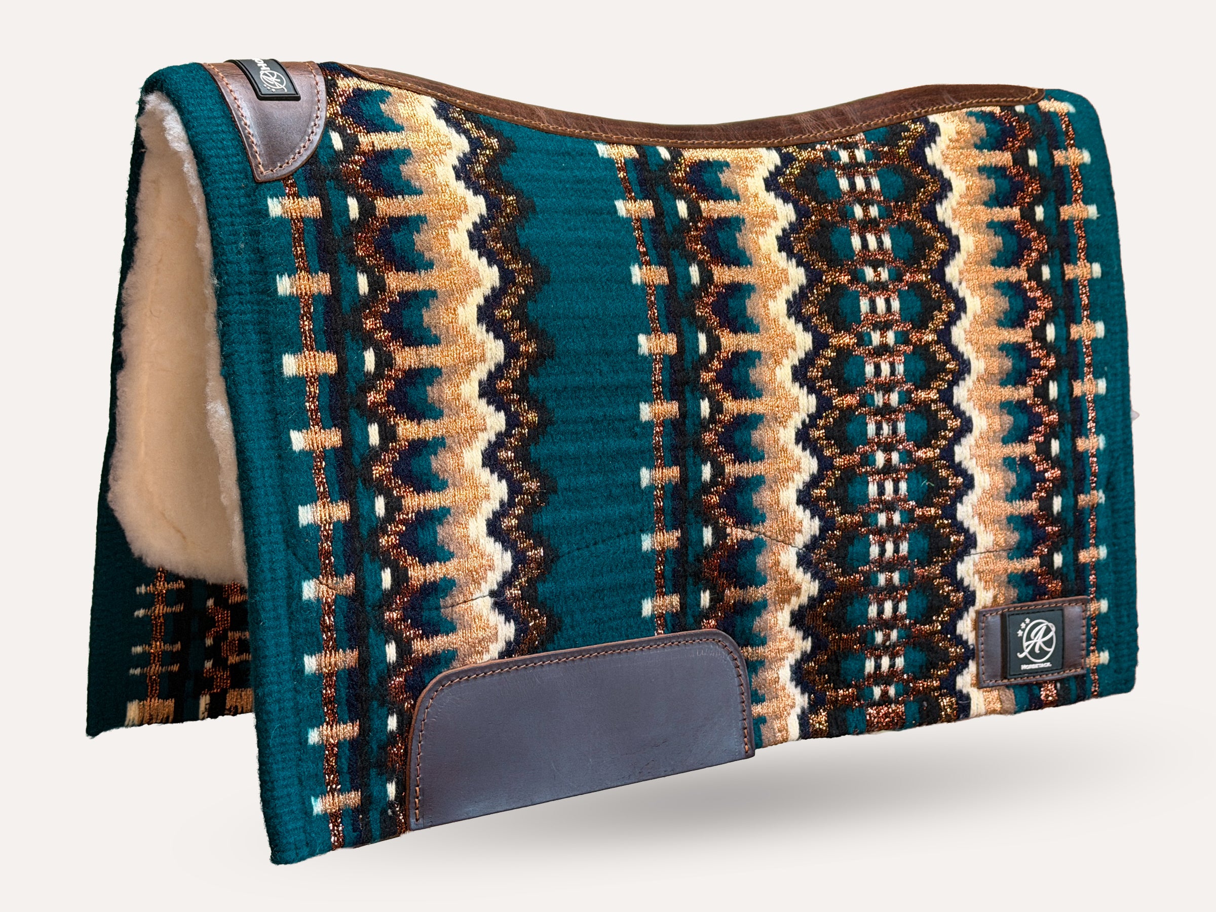 2in1 Show | Performance Western Pad | Teal Gilded