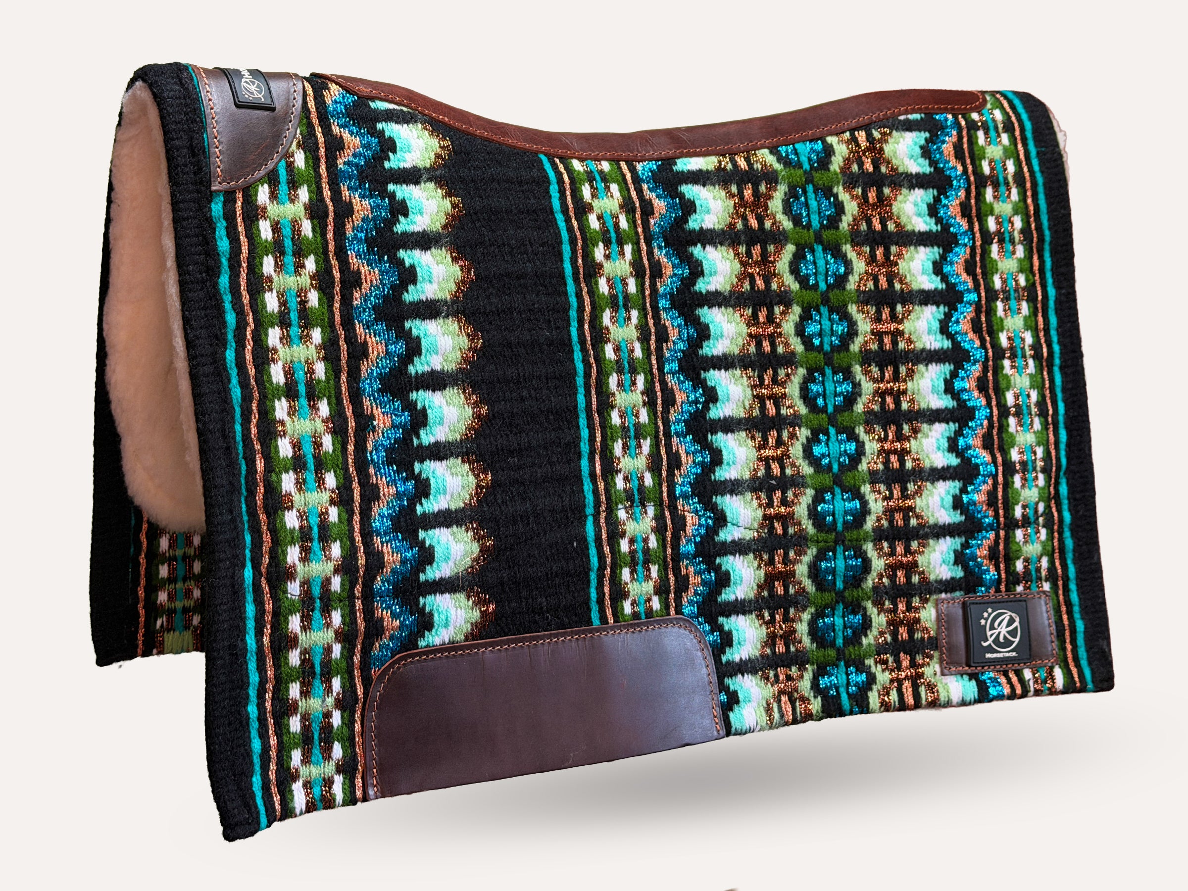 2in1 Show | contoured western pad | Emerald Tide