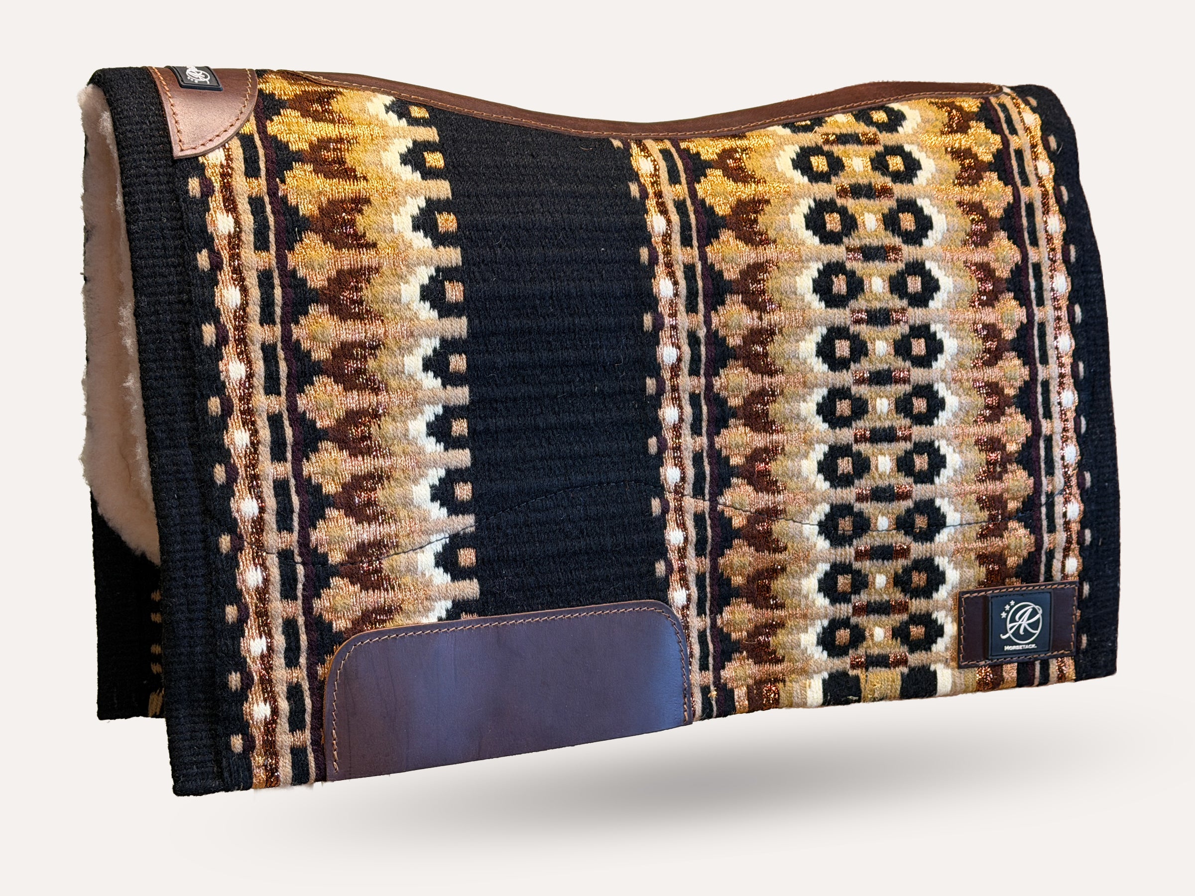 2in1 Show | contoured western pad | Gold Rush