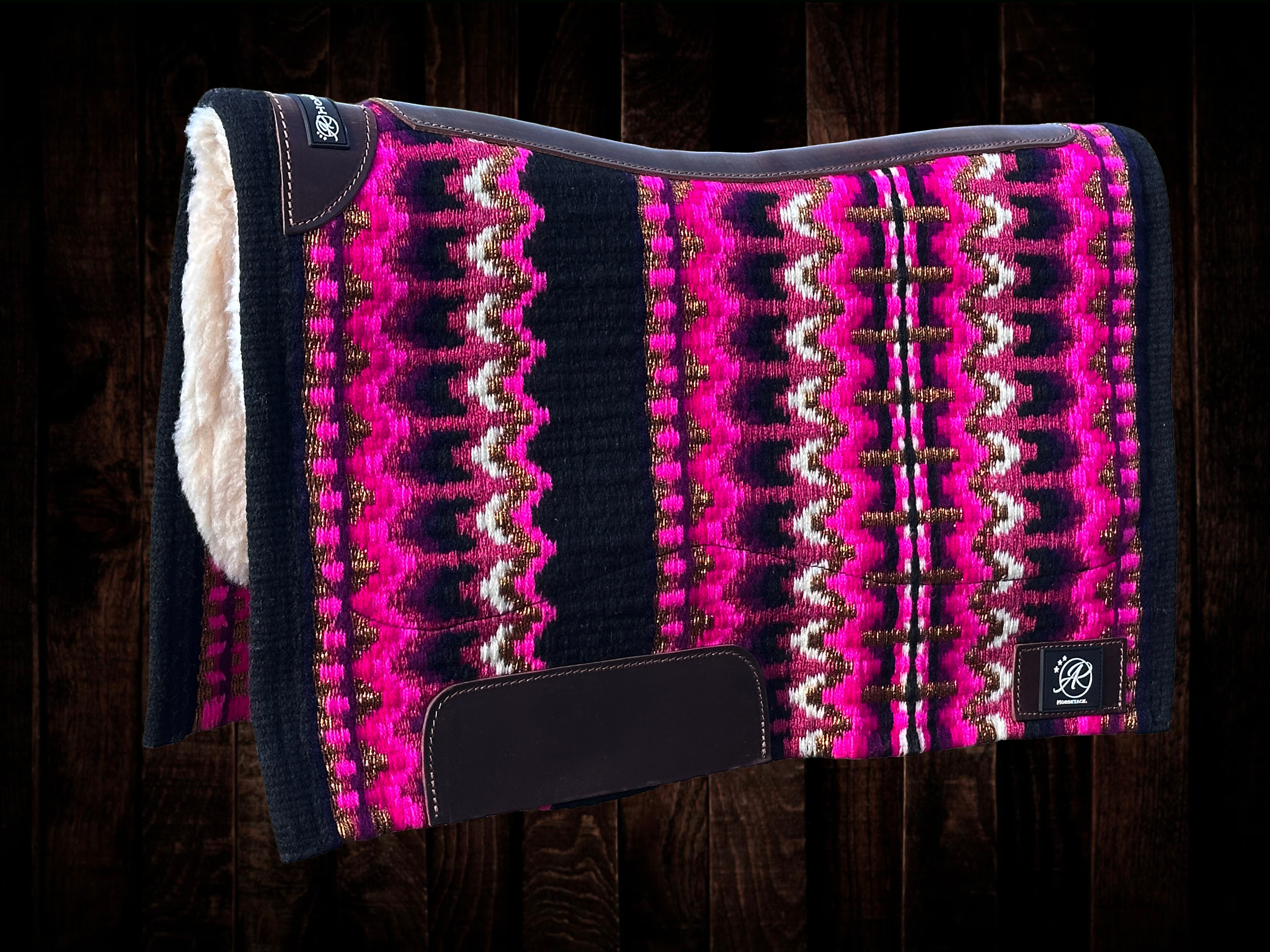 2in1 Show Pad | Show weave western | Hot pink