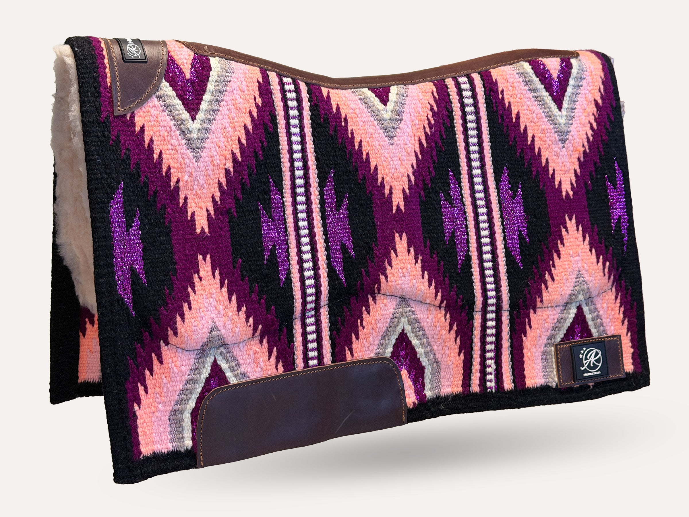 2in1 Show pad | Ranch Western | Plum Outlaw