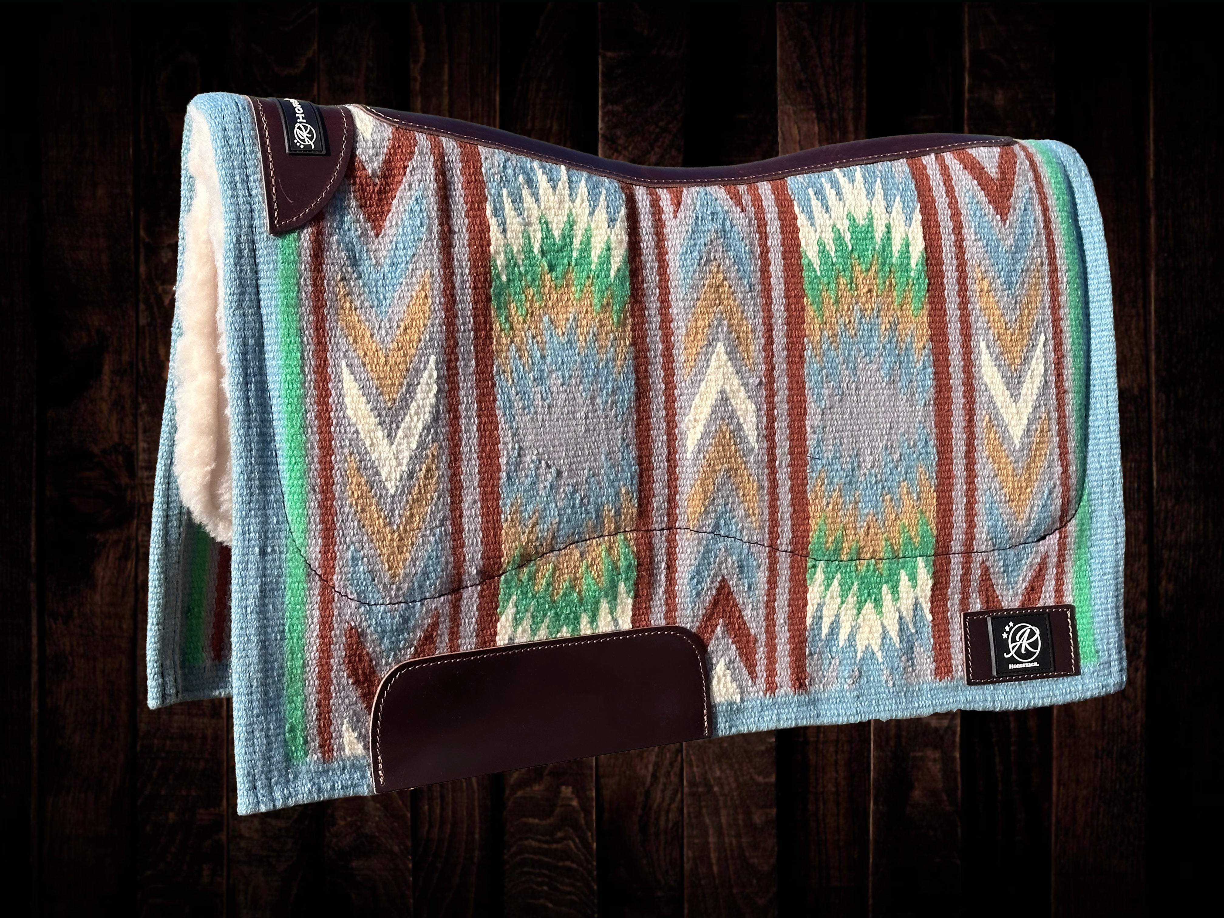 2in1 Show Pad | Blue &amp; Gray | Western