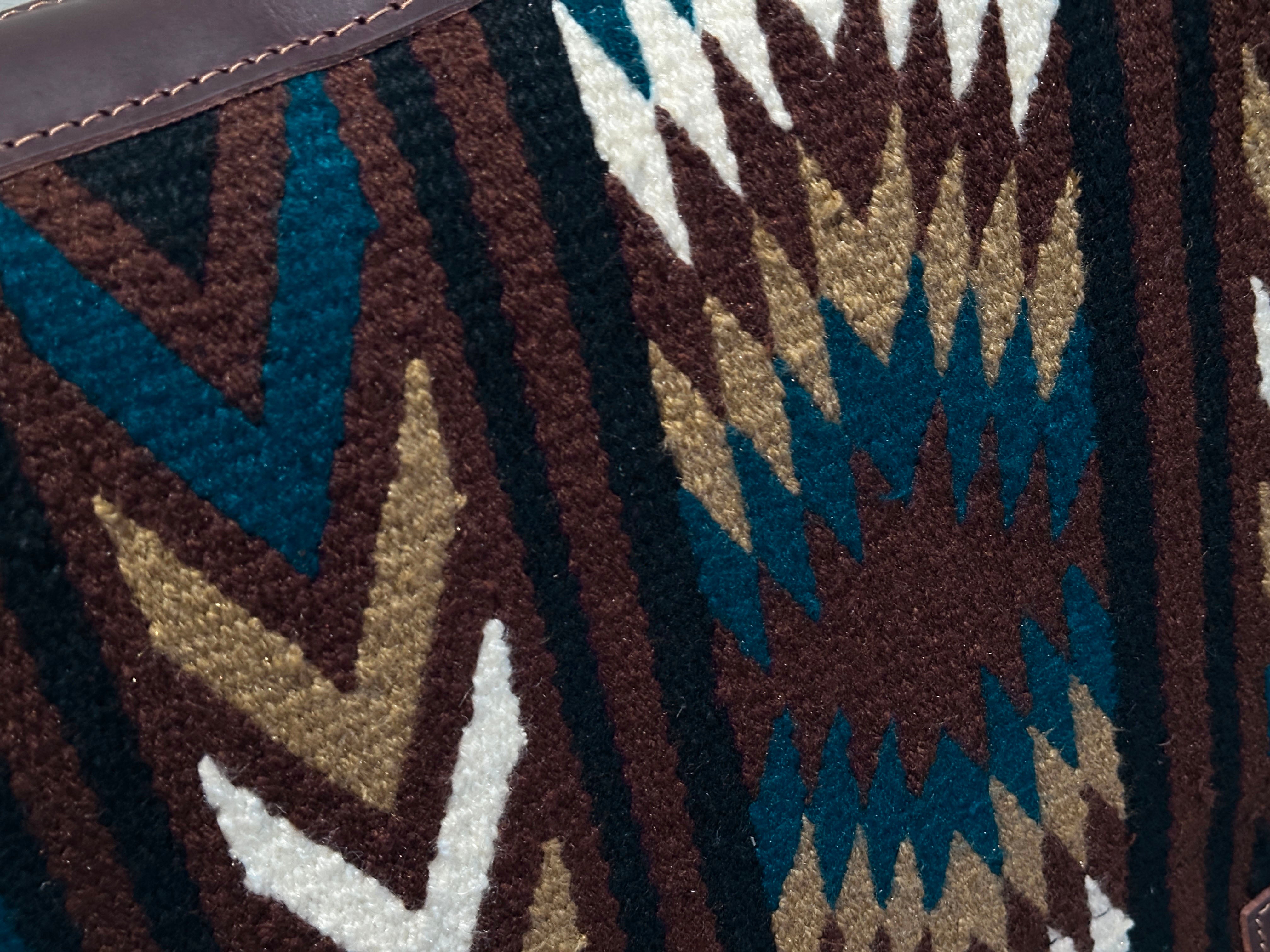 2in1 Show Pad | Ranch weave western | Petrol Ranch