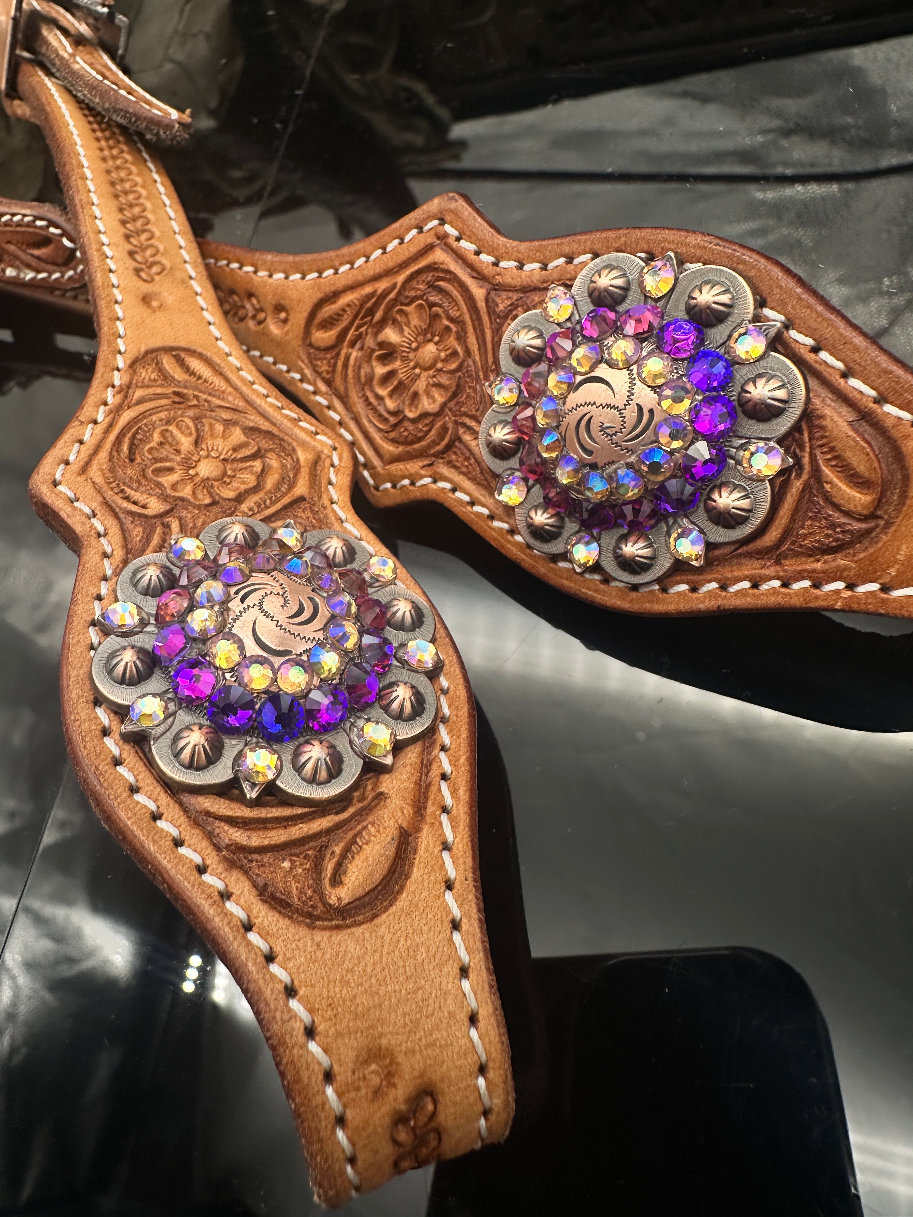 Premium | Russet western Hoofdstel | Galaxy Edition