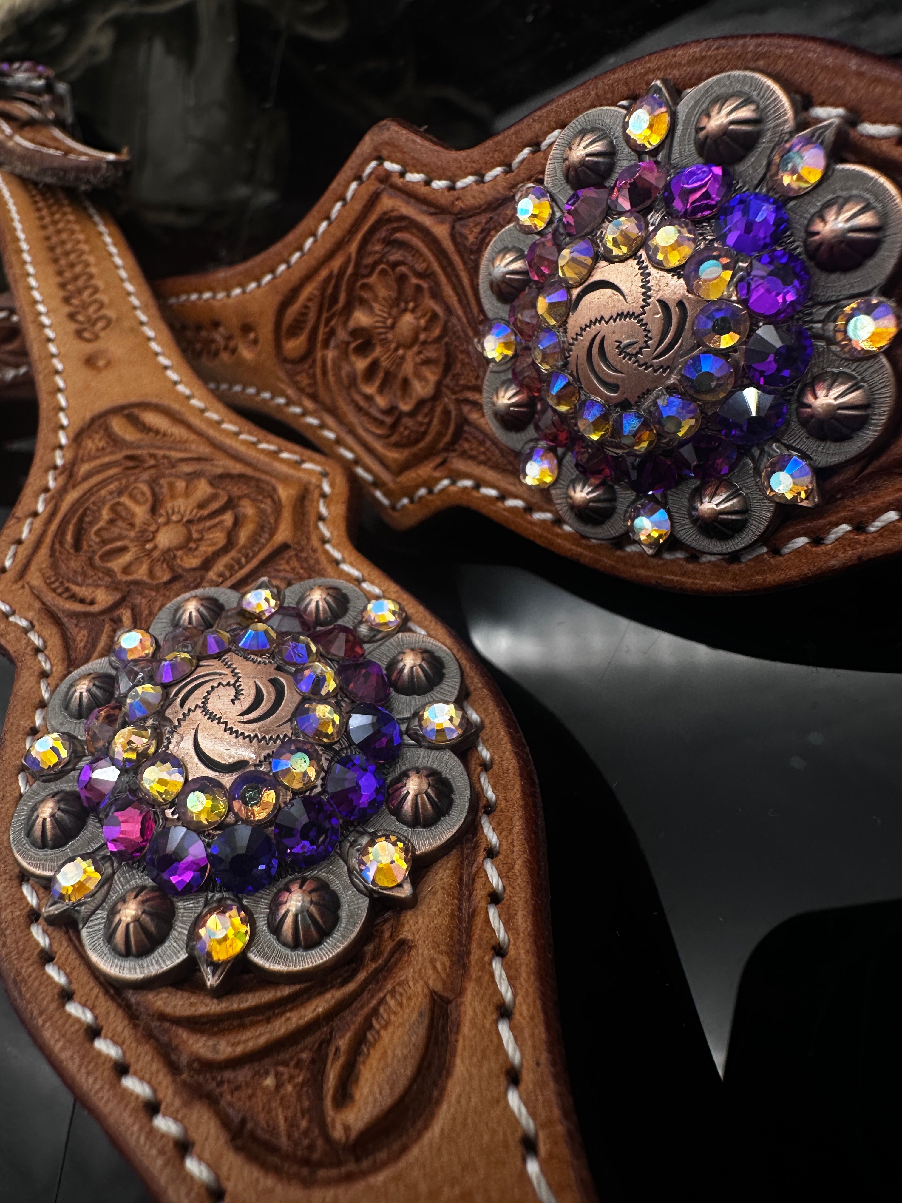 Premium | Russet western Hoofdstel | Galaxy Edition