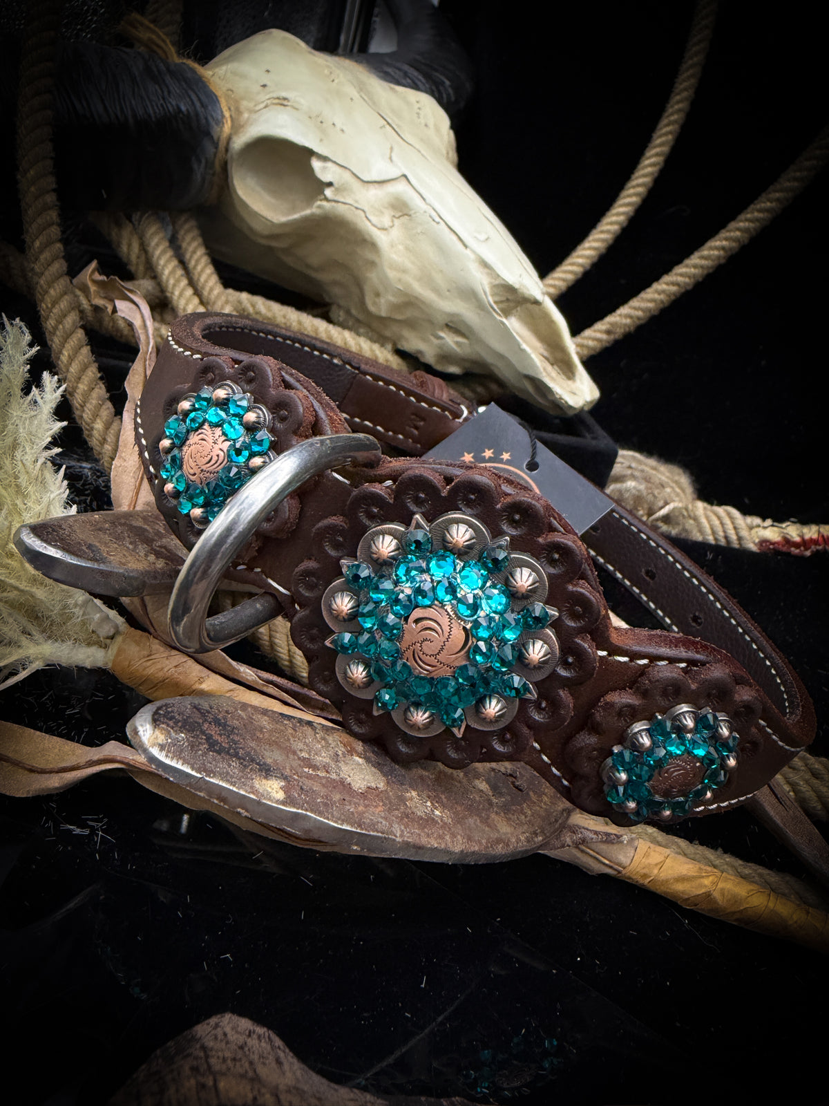 AR Dog Tack | Turquoise Trail | Western Collar | Size M