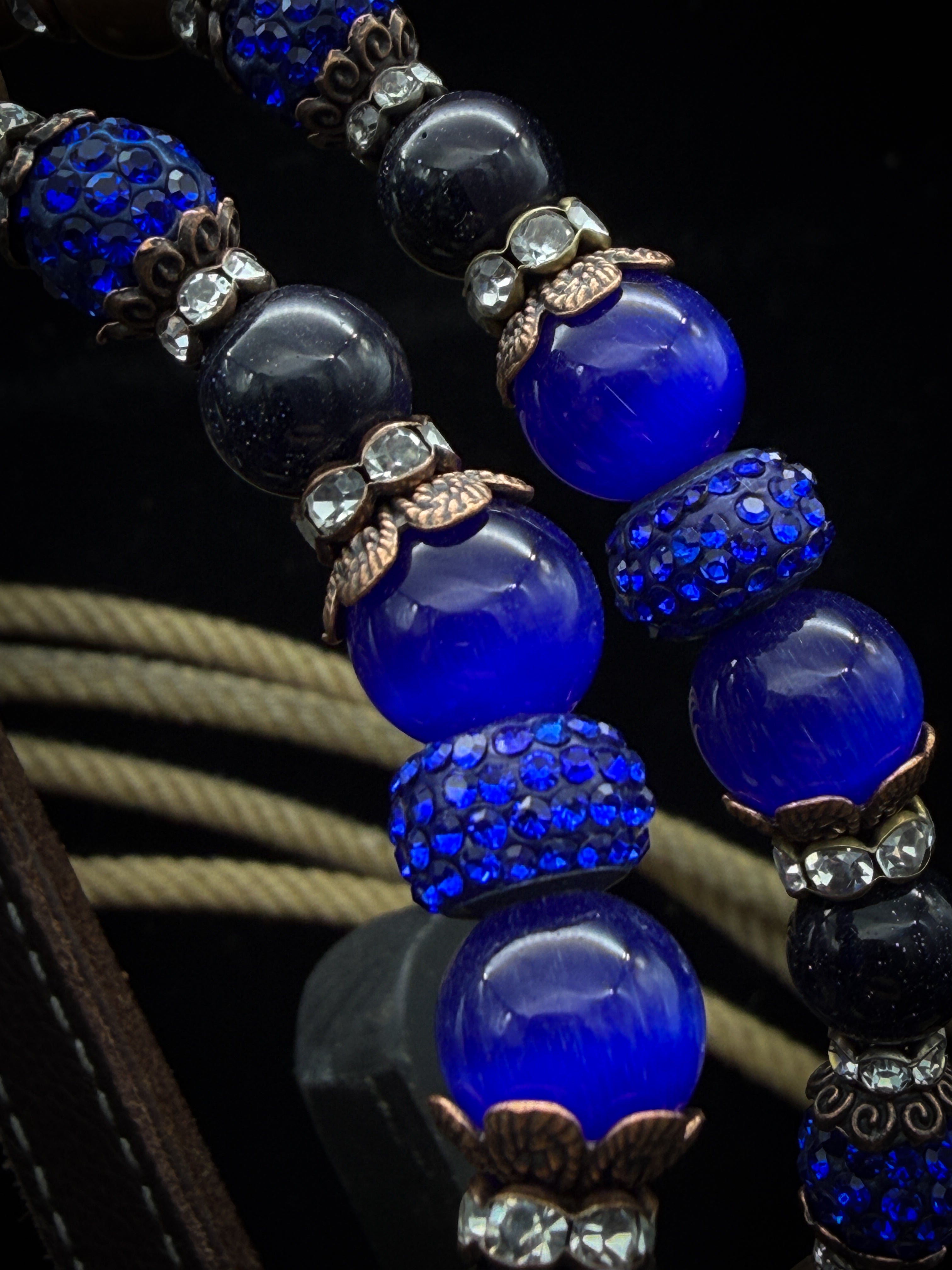 Premium | Westernheadstal | Blue Ember Steel