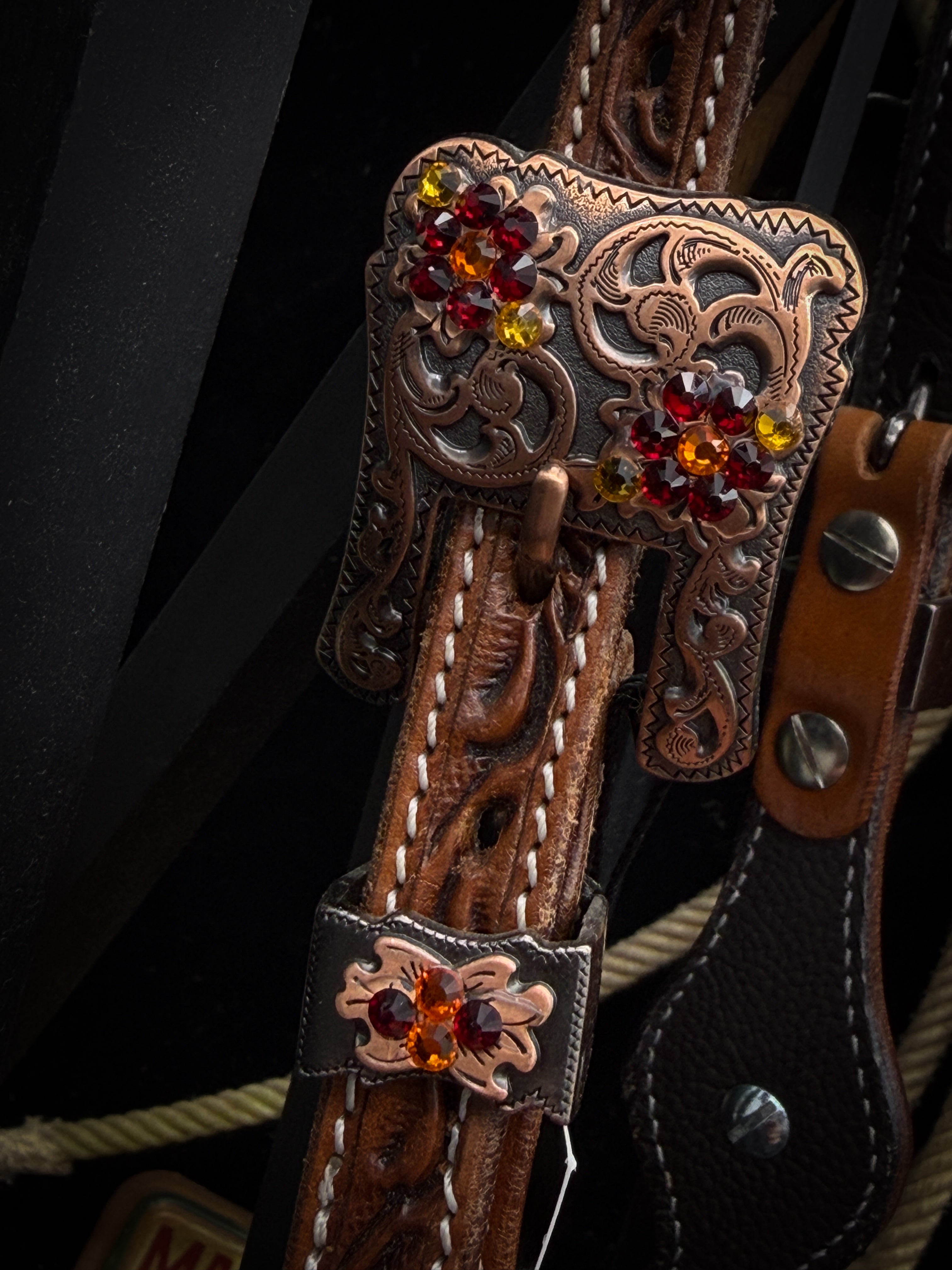 Premium | Westernheadstal | Sunset Ember