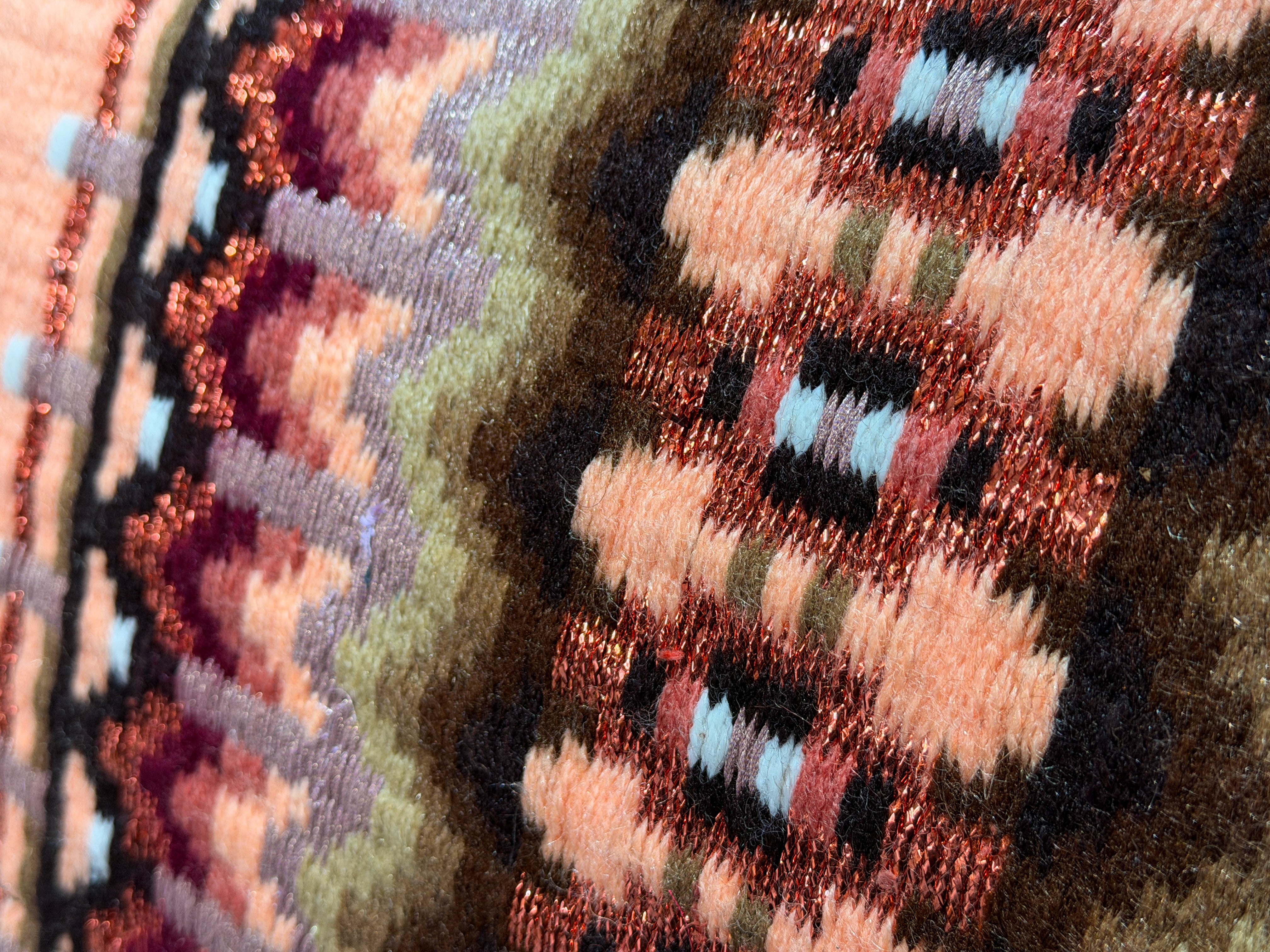 2in1 Show | Performance Western Pad |  Peach Glimmer