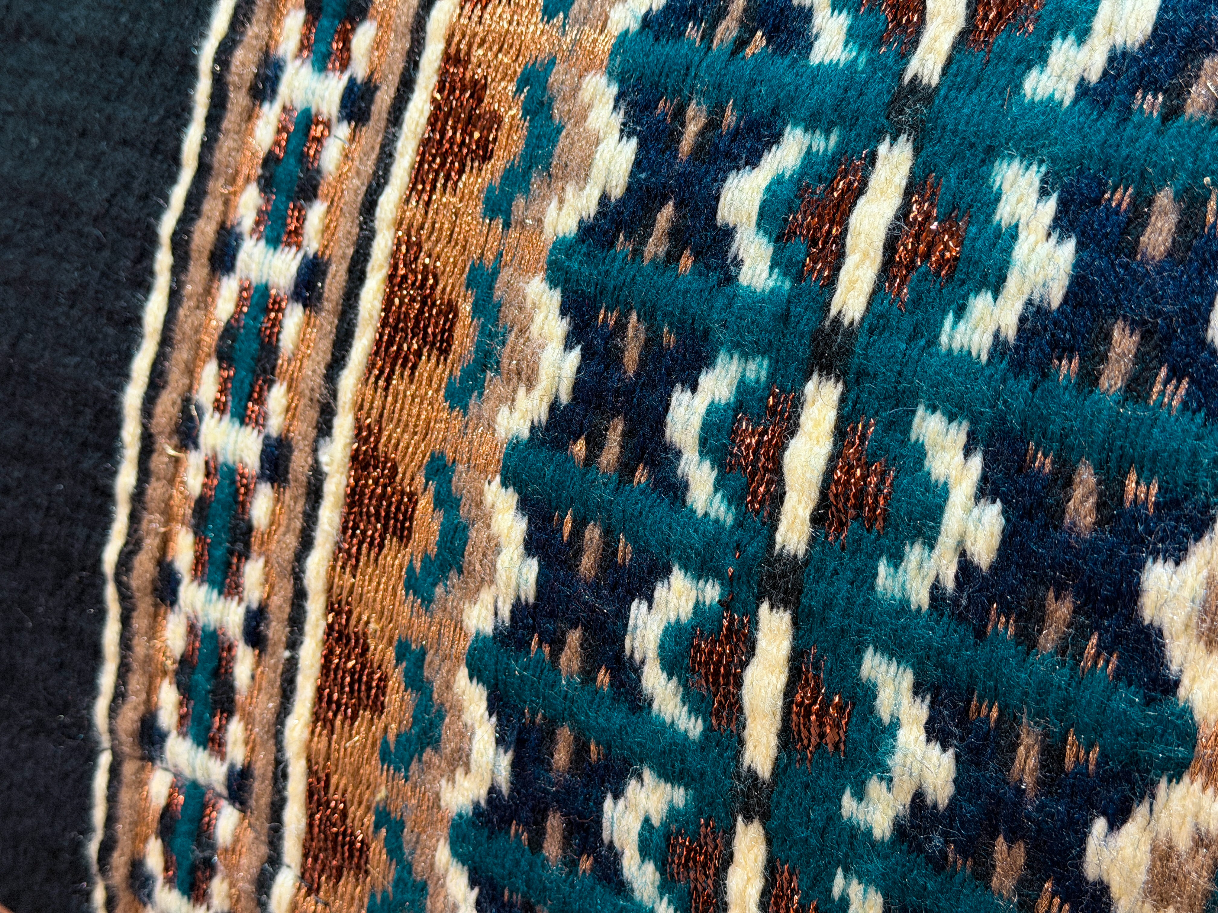 2in1 Show | Performance Western Pad | Teal Bronze Weave