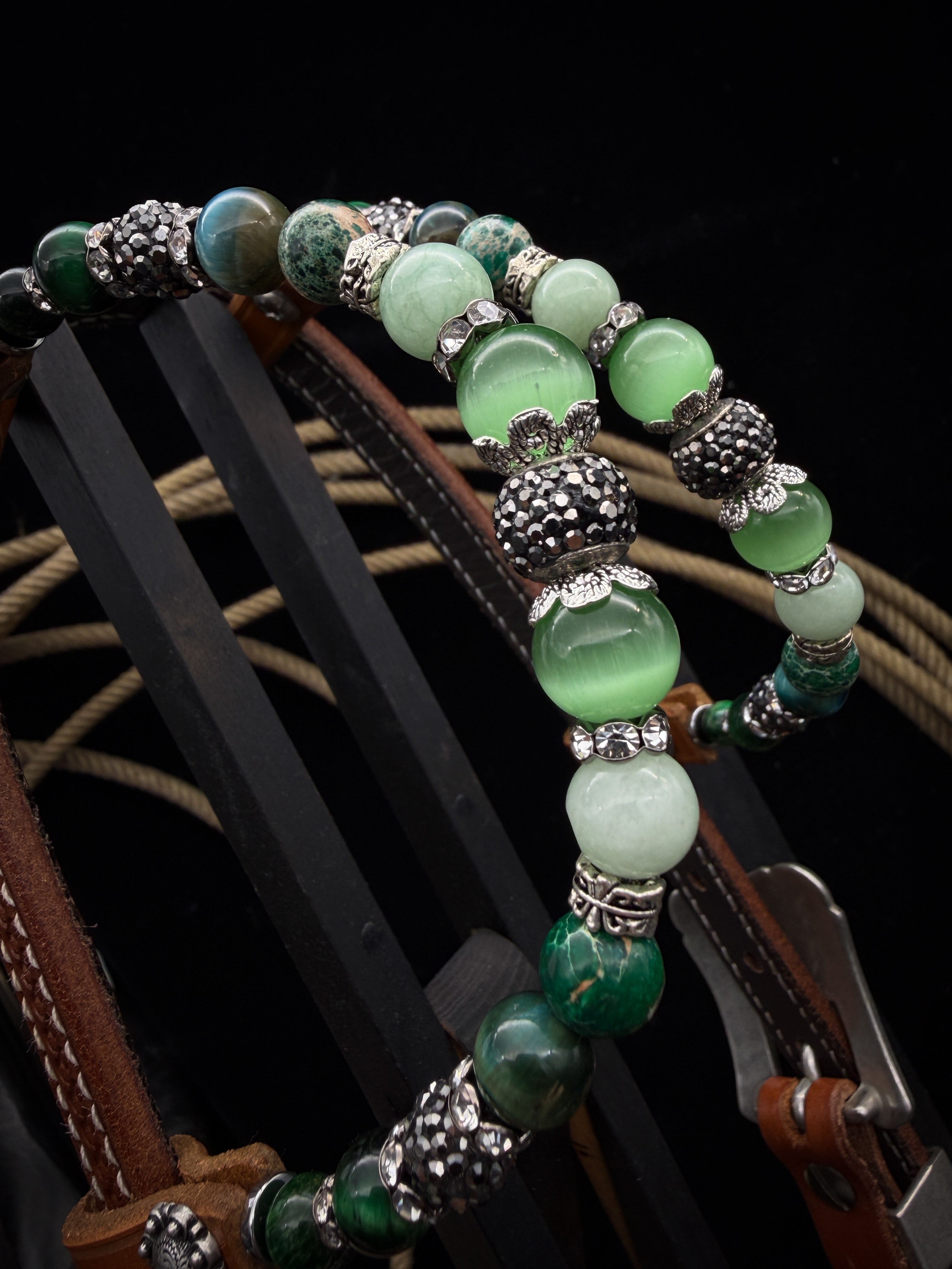 Premium | Sage Spirit | Chestnut Western Hoofdstel