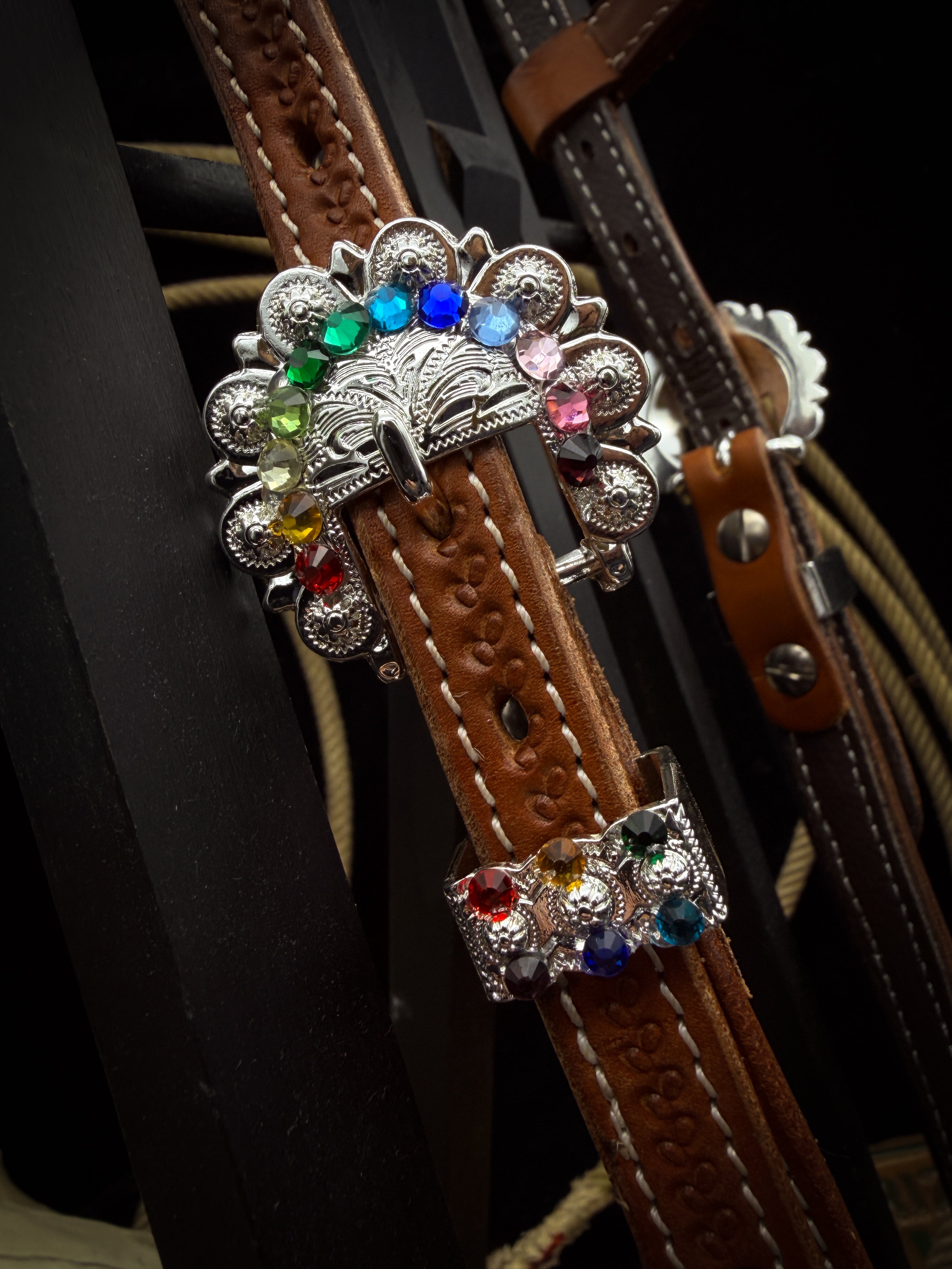 Premium | Rainbow Rider | Chestnut Western Kopfstück