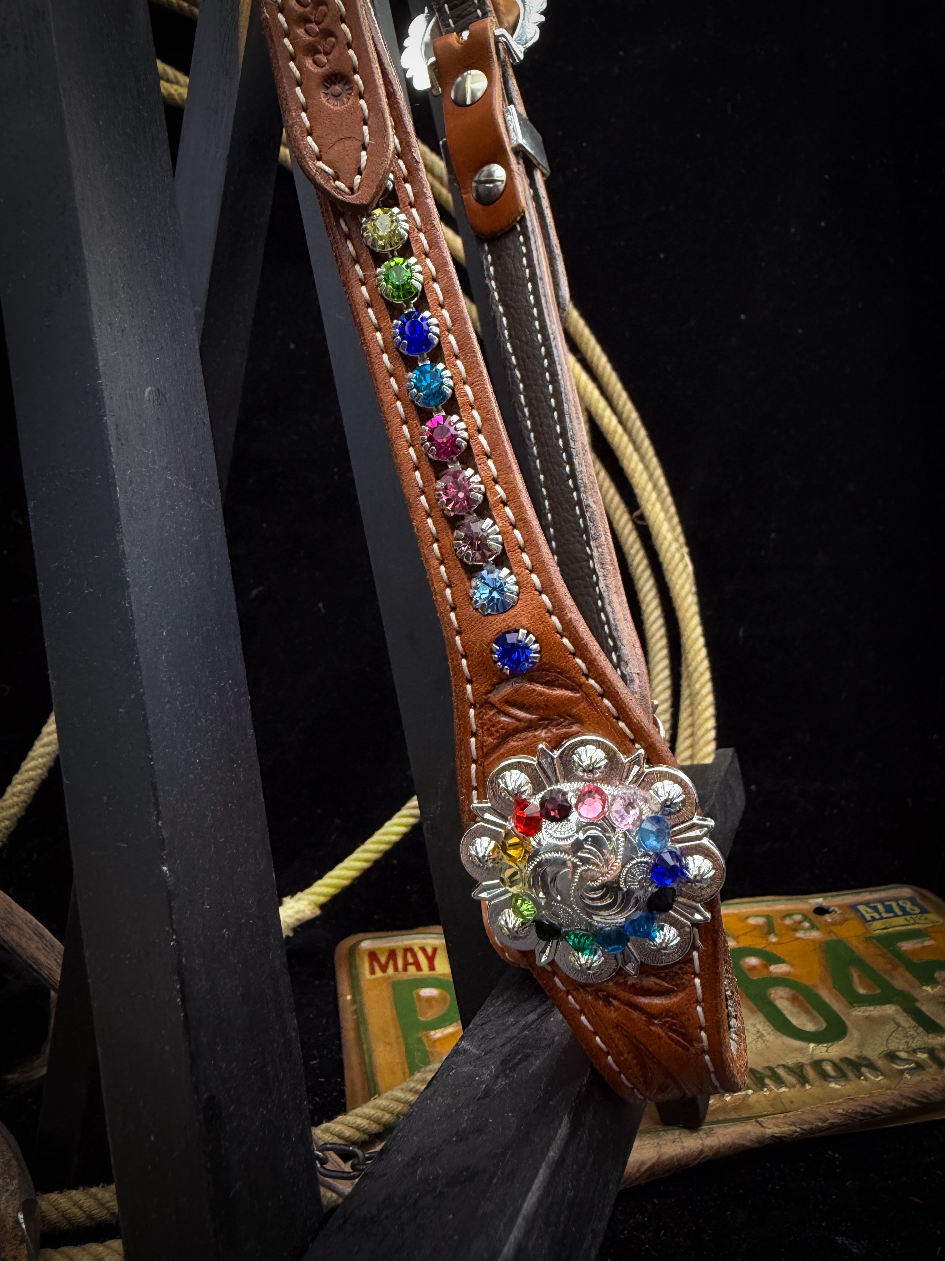 Premium | Rainbow Rider | Chestnut Western Kopfstück