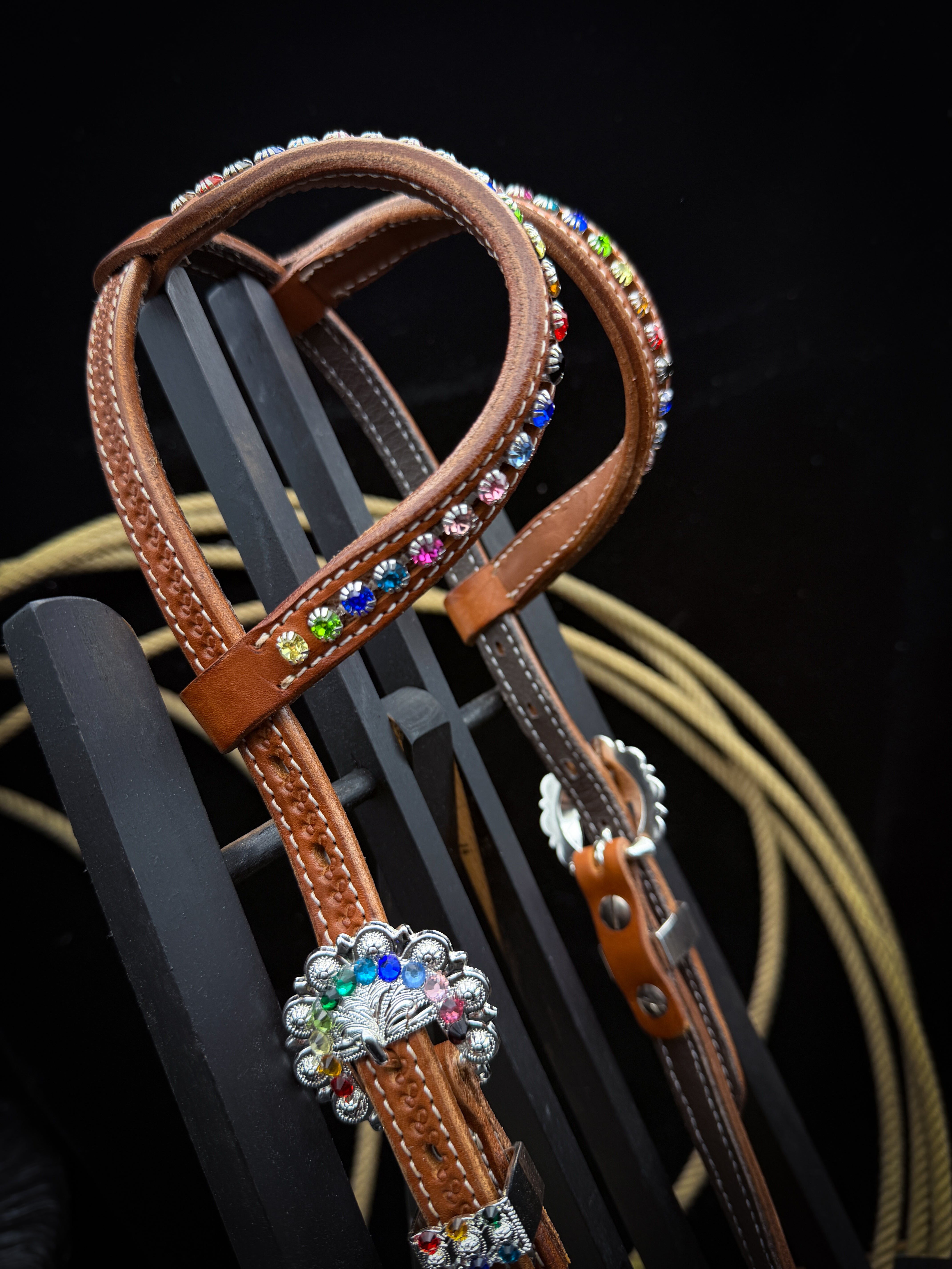 Premium | Rainbow Rider | Chestnut Western Kopfstück